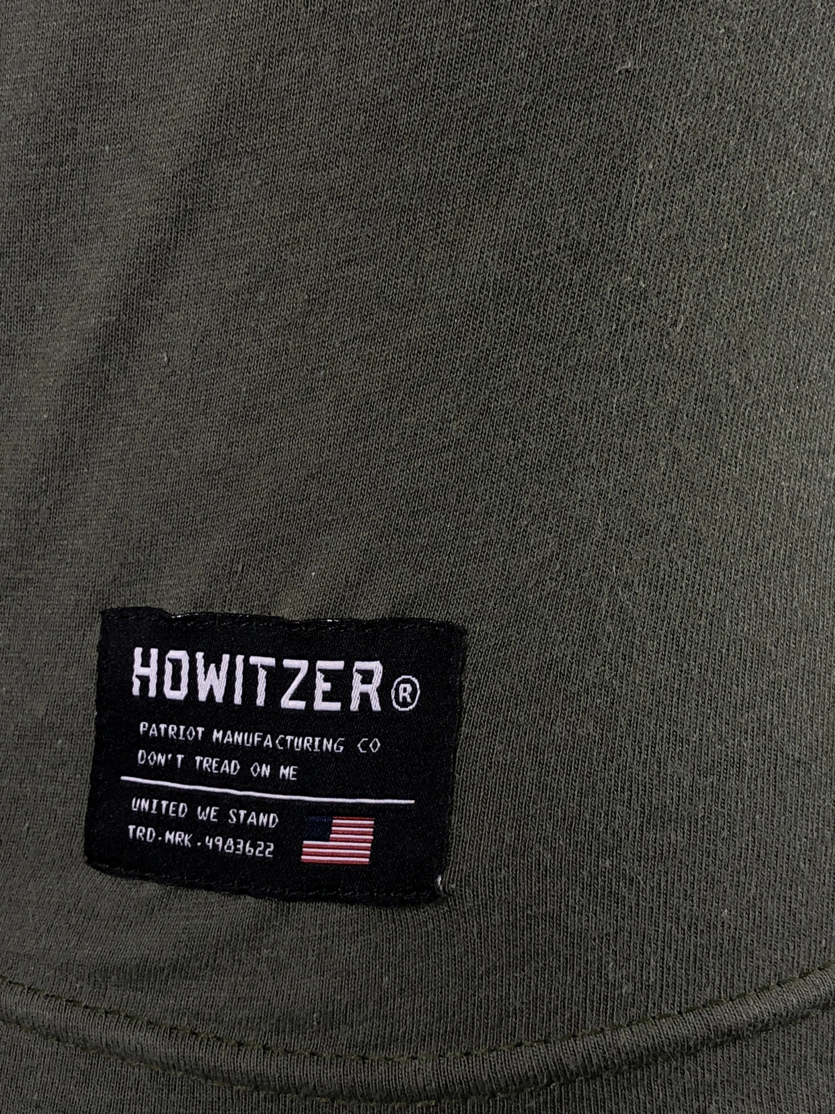 Howitzer Style Men&rsquo;s T-Shirt TACTICAL PATRIOT Military Grunt Green S M L XL 2XL