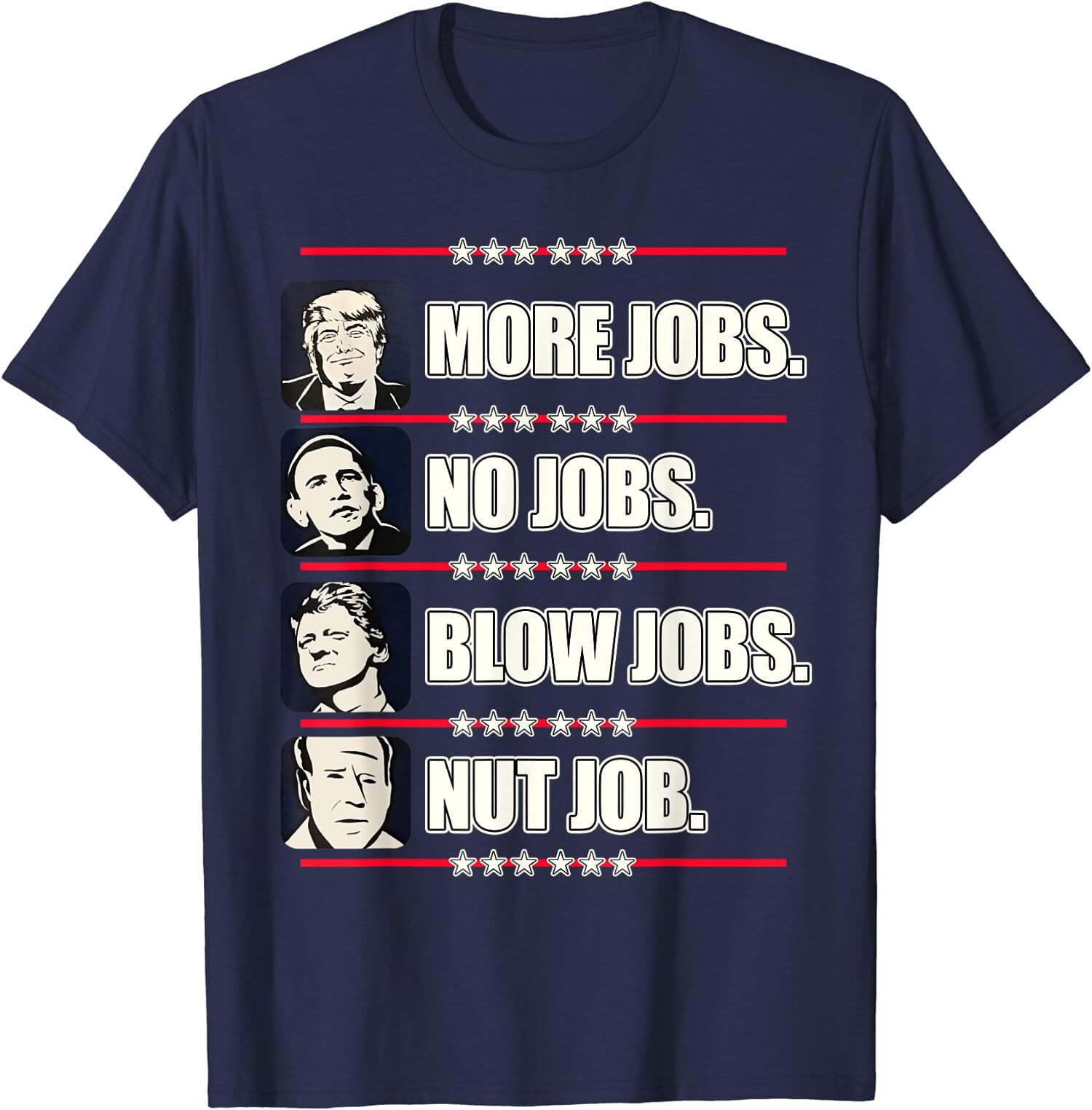 Vote Trump Anti Biden Obama Clinton Funny Choice Gift Unisex T-Shirt
