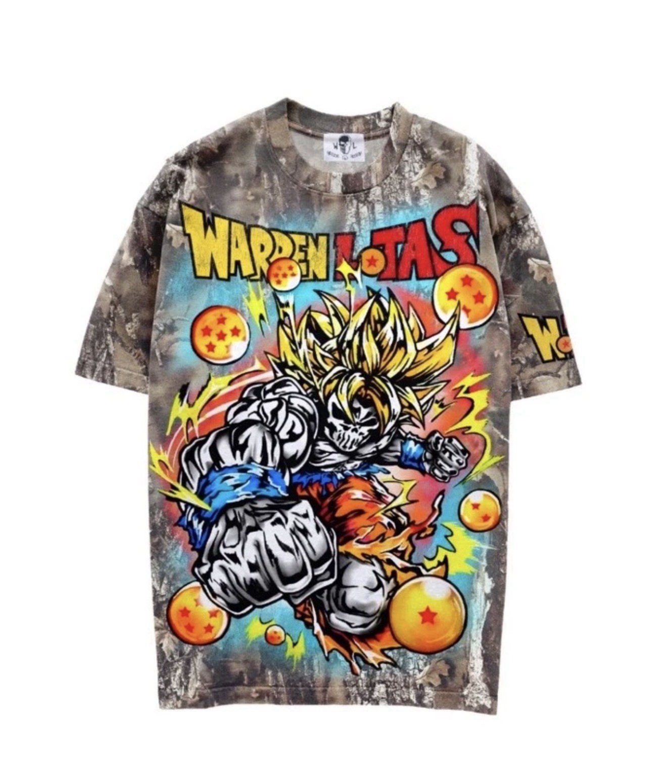 Warren Lotas DBZ Goku Camo Sz 2X 2xl XXL