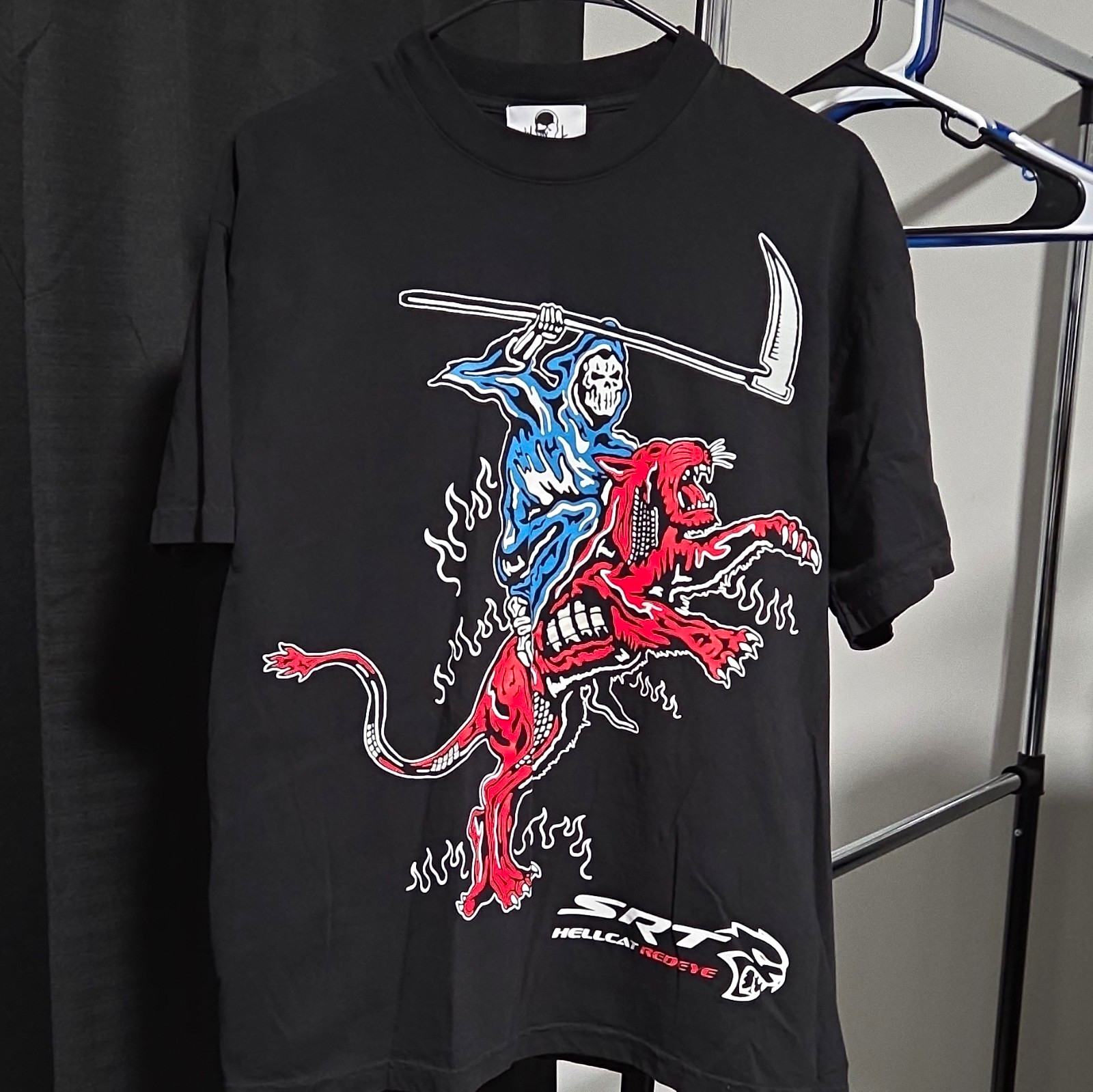 Warren Lotas SRT Hellcat Redeye T-Shirt Size M Crew Neck Short Sleeve