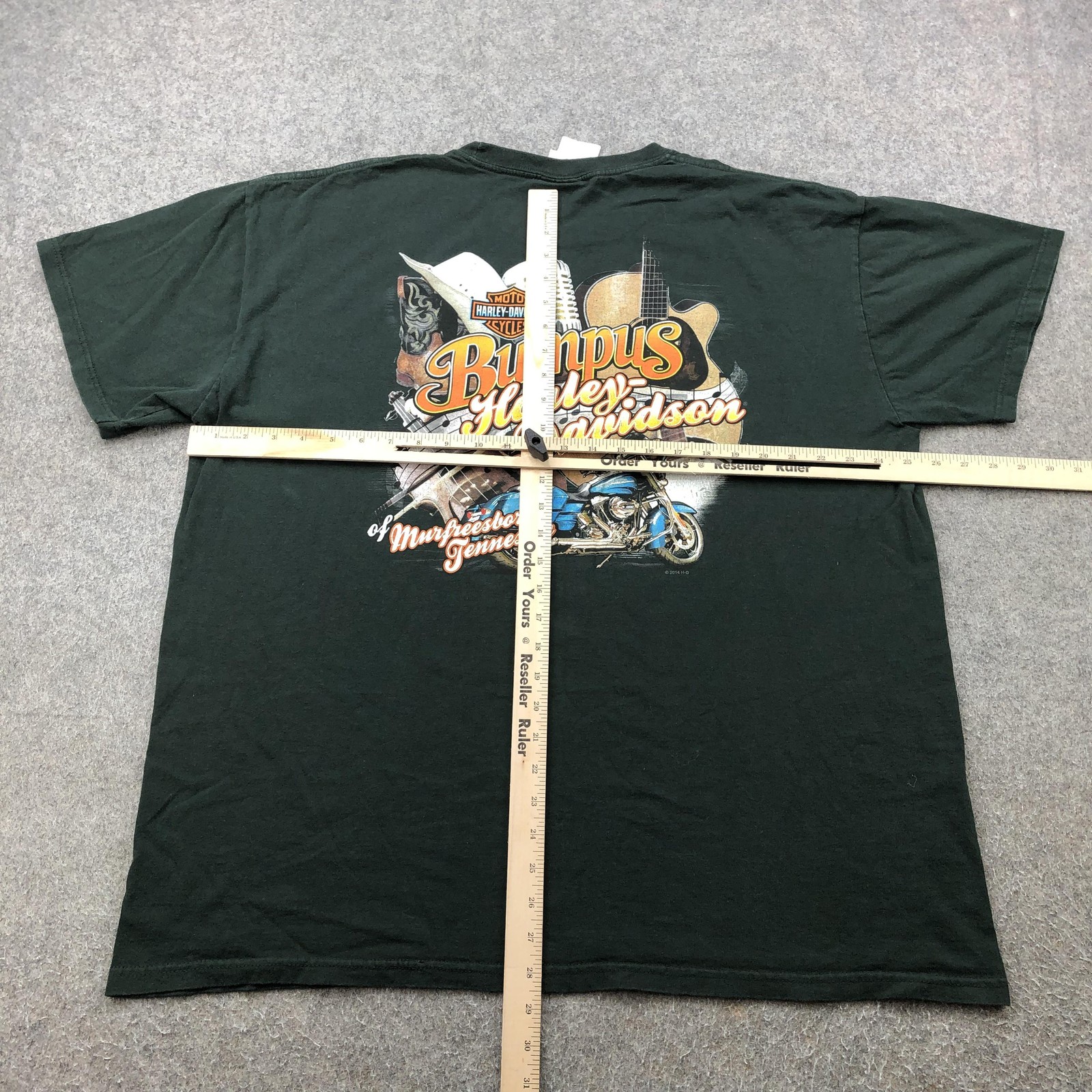 Harley-Davidson Shirt Mens XL Black Screw It Lets Ride Bumpus 2014 Bike