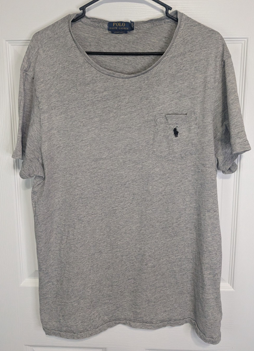 Polo Ralph Lauren T-shirt Men&rsquo;s Extra Large Gray Short Sleeve Casual Slim Fit