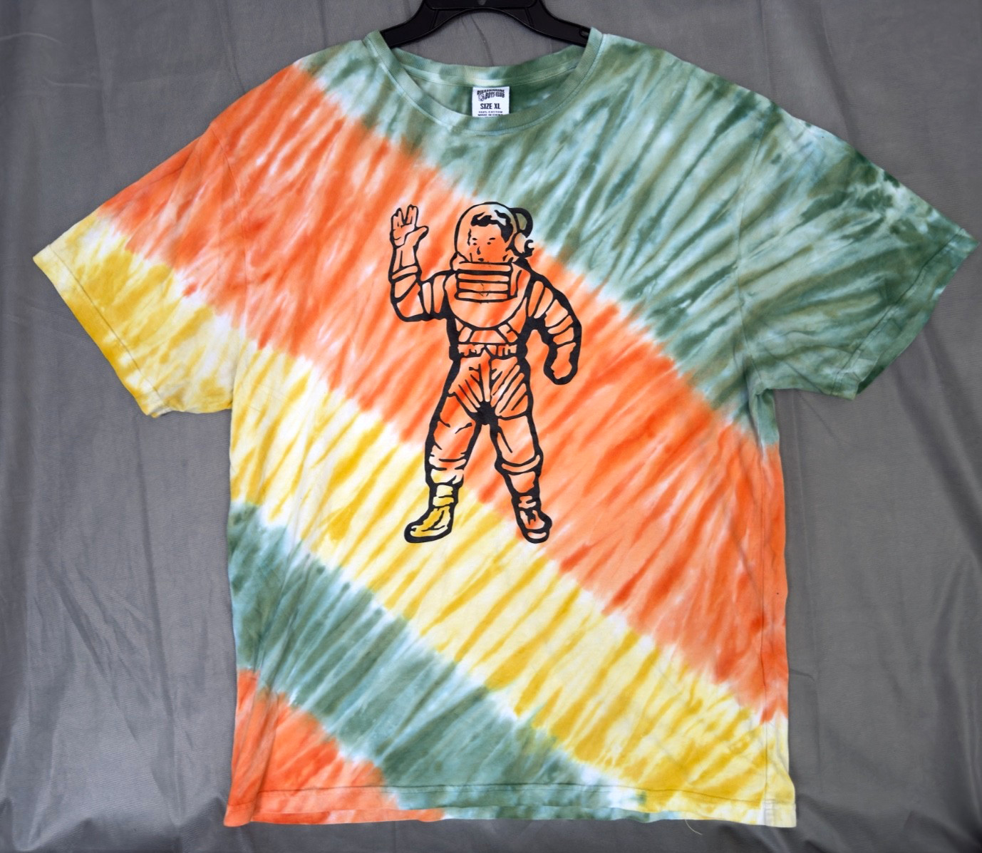 Billionaire Boys Club Astro Knit Tee Shirt Multi-Color Tie-Dyed T-Shirt Men&rsquo;s XL
