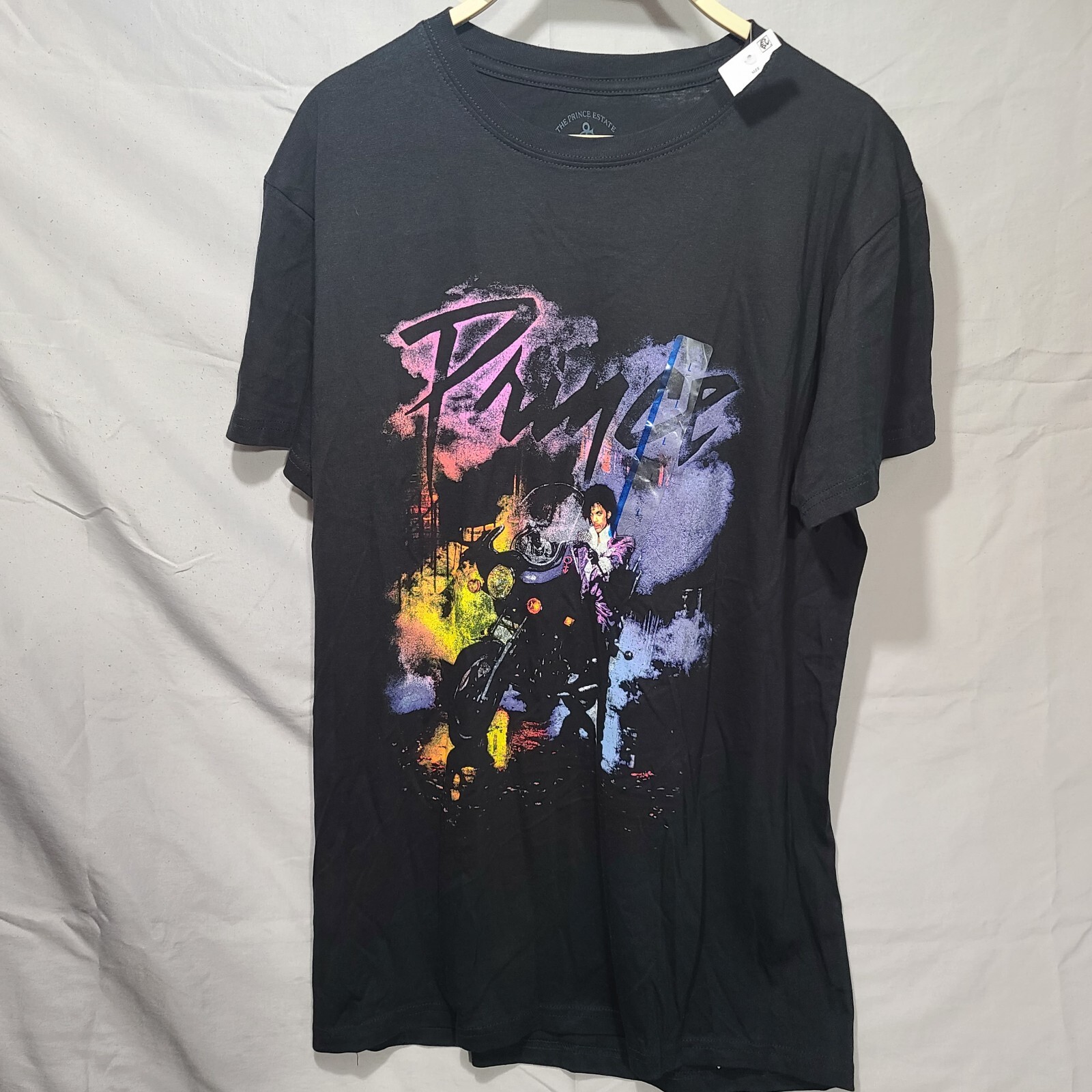 Prince shirt size S Purple Rain Motorcycle graphic print estate official tagless