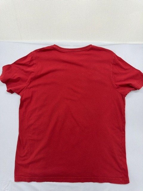 Puma Mens T-Shirt Red Short Sleeve Crew Neck Size L