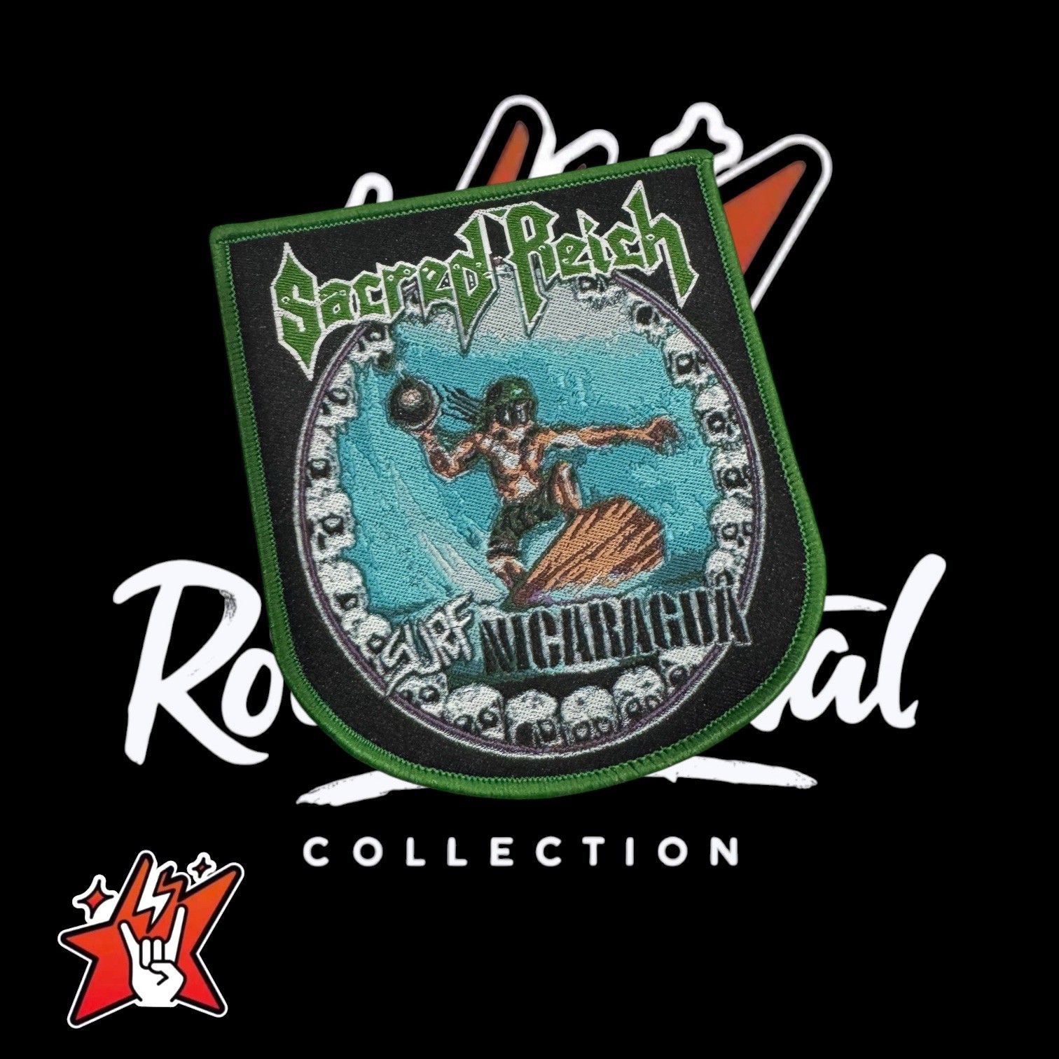 Sacred Reich Official Exclusiv Woven Patches Black Sabbath Judas Priest Slayer