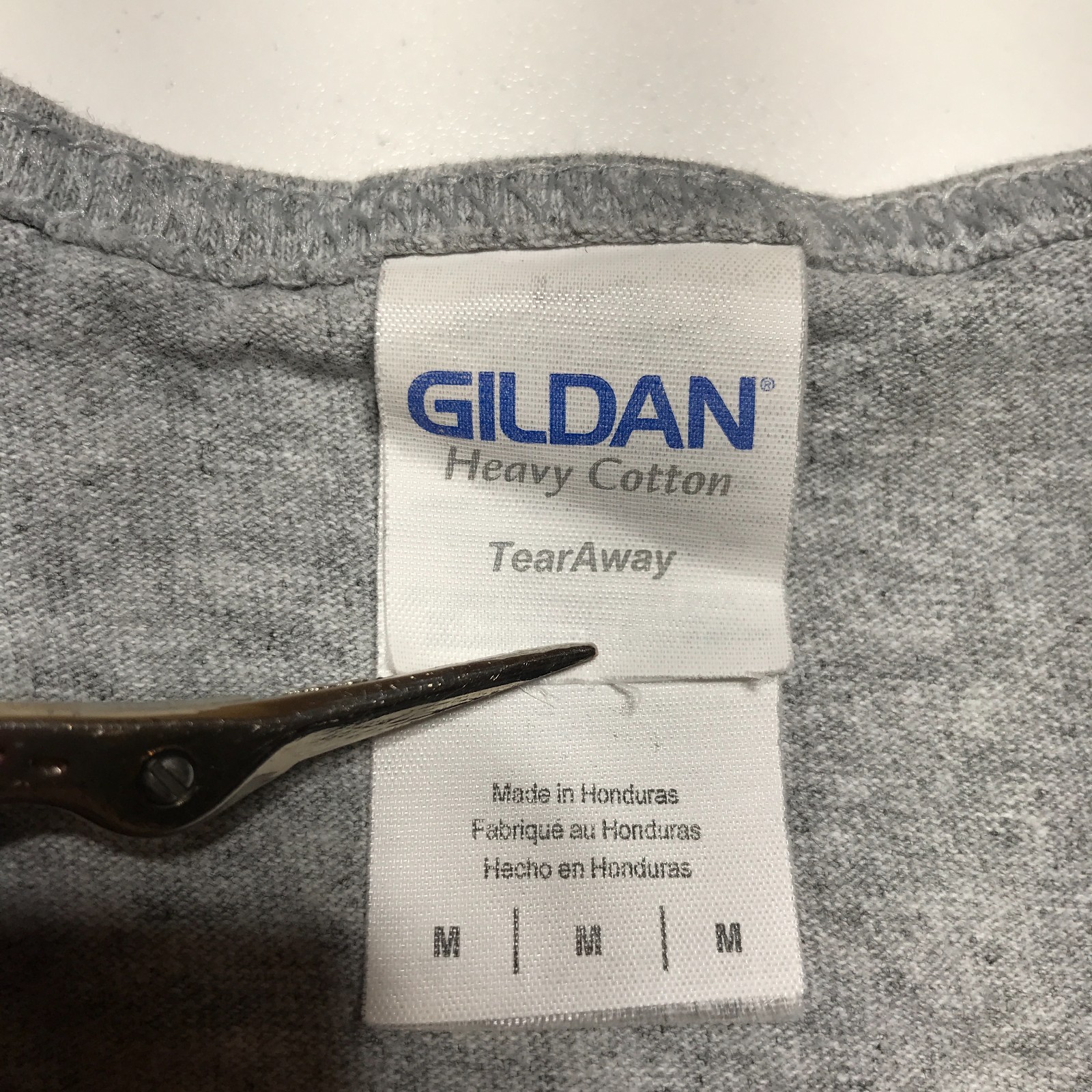 Gildan Heavy Cotton Tank Top Mens M Tear Away Gray Mao Tou Ying « Owl » Chinese