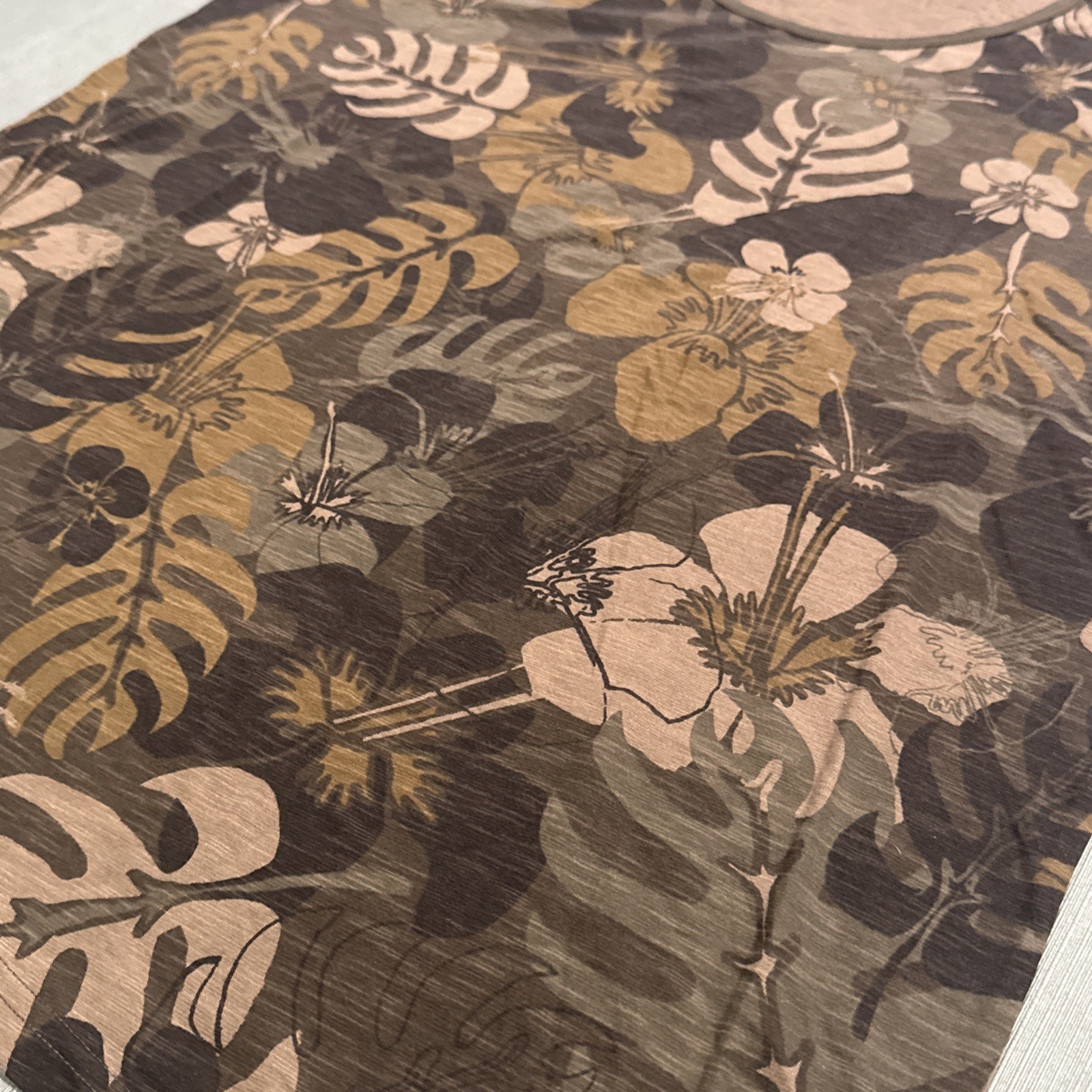 Mossimo Supply Co Tropical Camo Tank Top Botanical Camouflage Men’s XL New