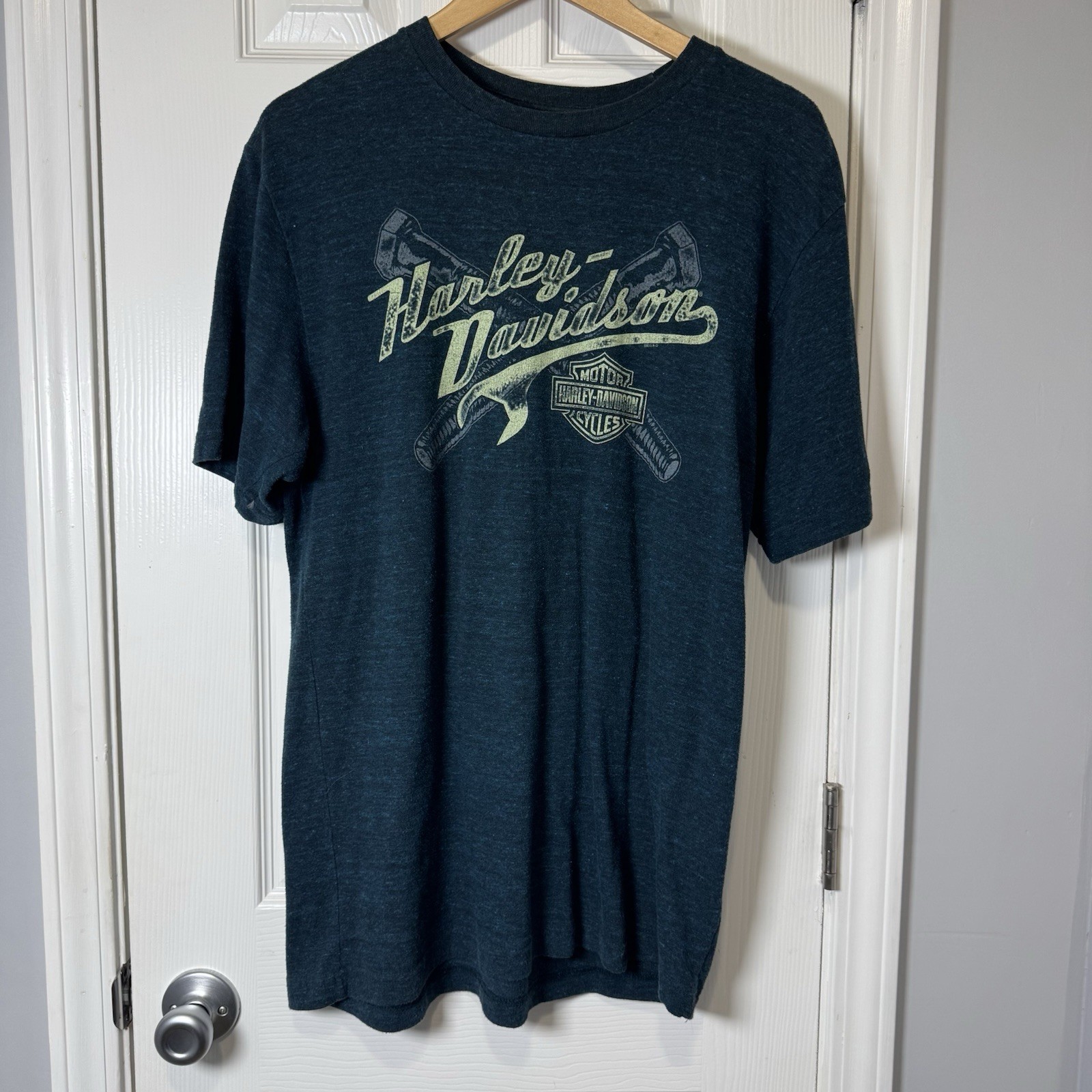 Harley Davidson T-Shirt Cheetah Biker Motorcycles Guatemala Lizard Men Sz L