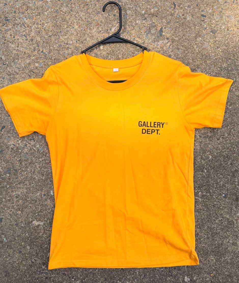 yellow gallery dept t shirt unisex small