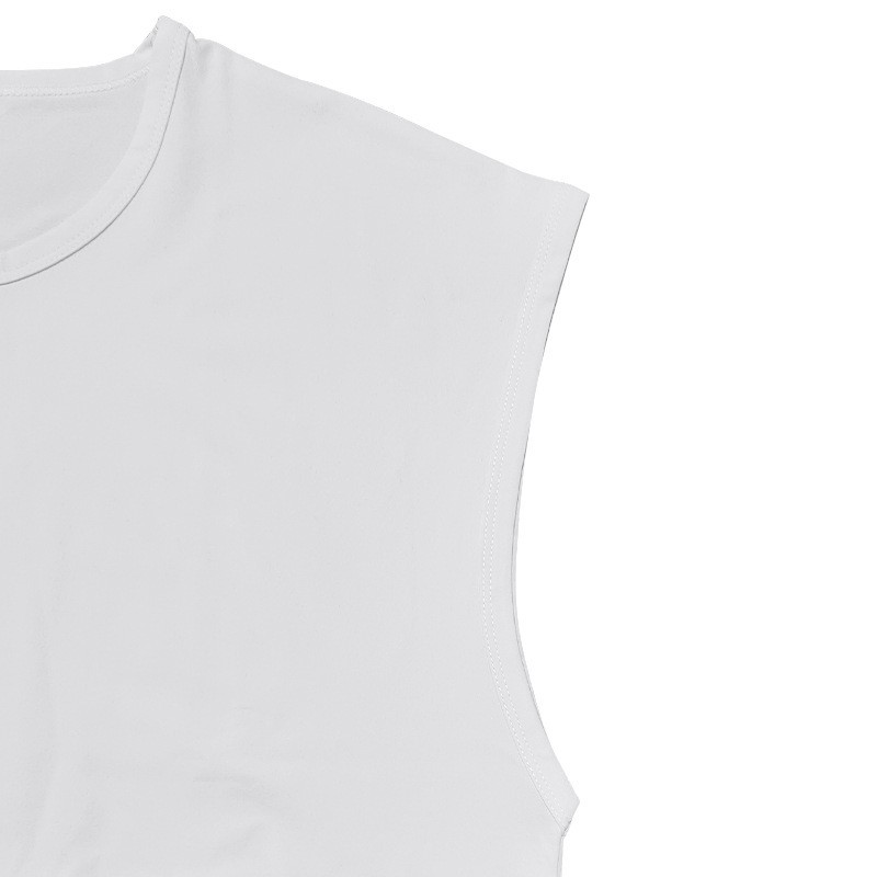 Men&rsquo;s Loose Short Sleeve T-Shirt round Neck Sleeveless Casual Breathable Summer