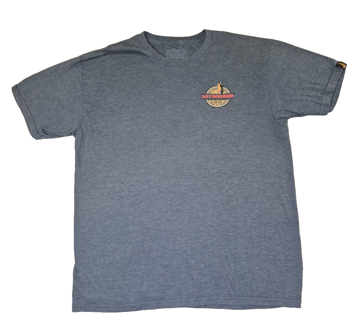 Hinano Tahiti Beer T-Shirt Heather Blue « Dream Island Live Hinano » 1955 Large