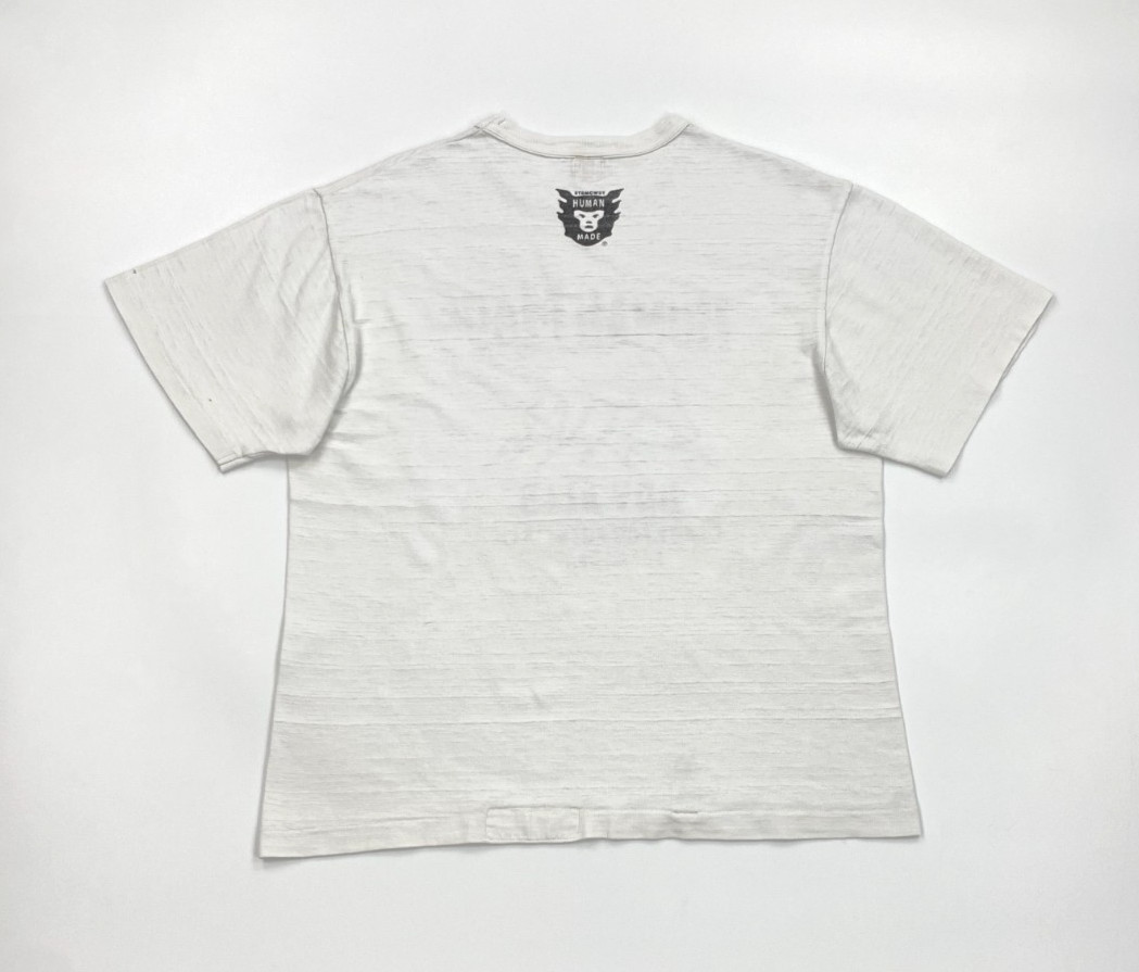 Men&rsquo;s White Human Made T-Shirt Medium M Polar Bear Dry Alls Cotton Japan Boxy C