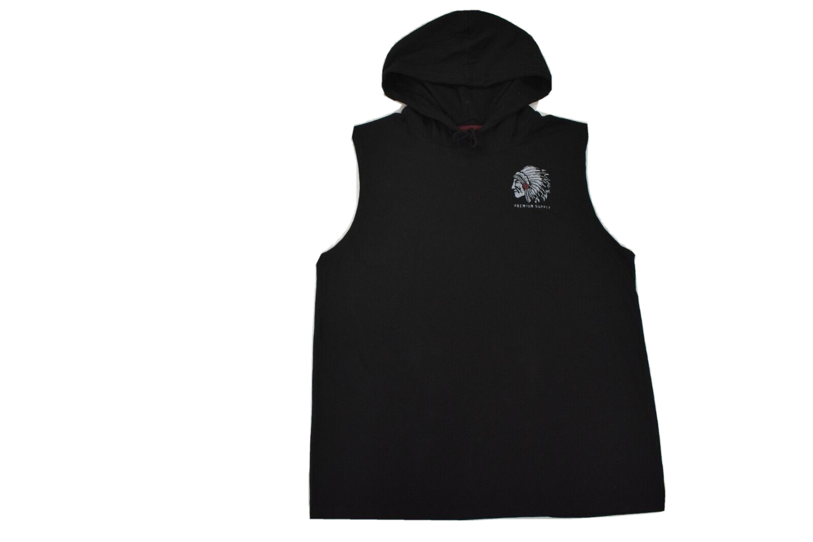 Fifth Sun Mens Retro Indian Head Premium Supply Gasoline Hooded Shirt New 2XL