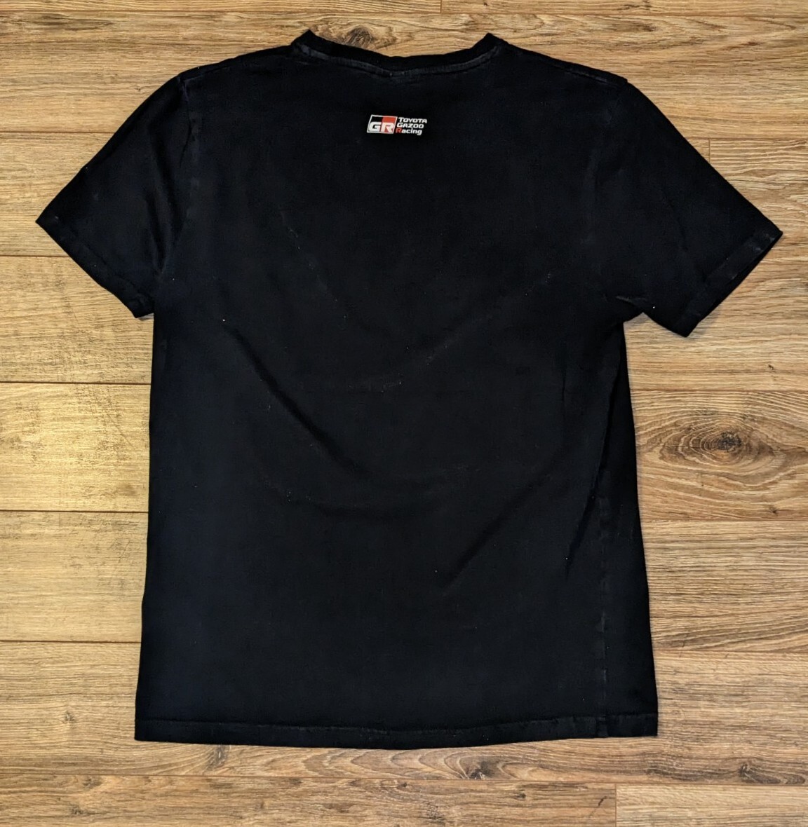 Toyota Gazoo Racing Car Graphic Short Sleeve Black T-Shirt – M EUC