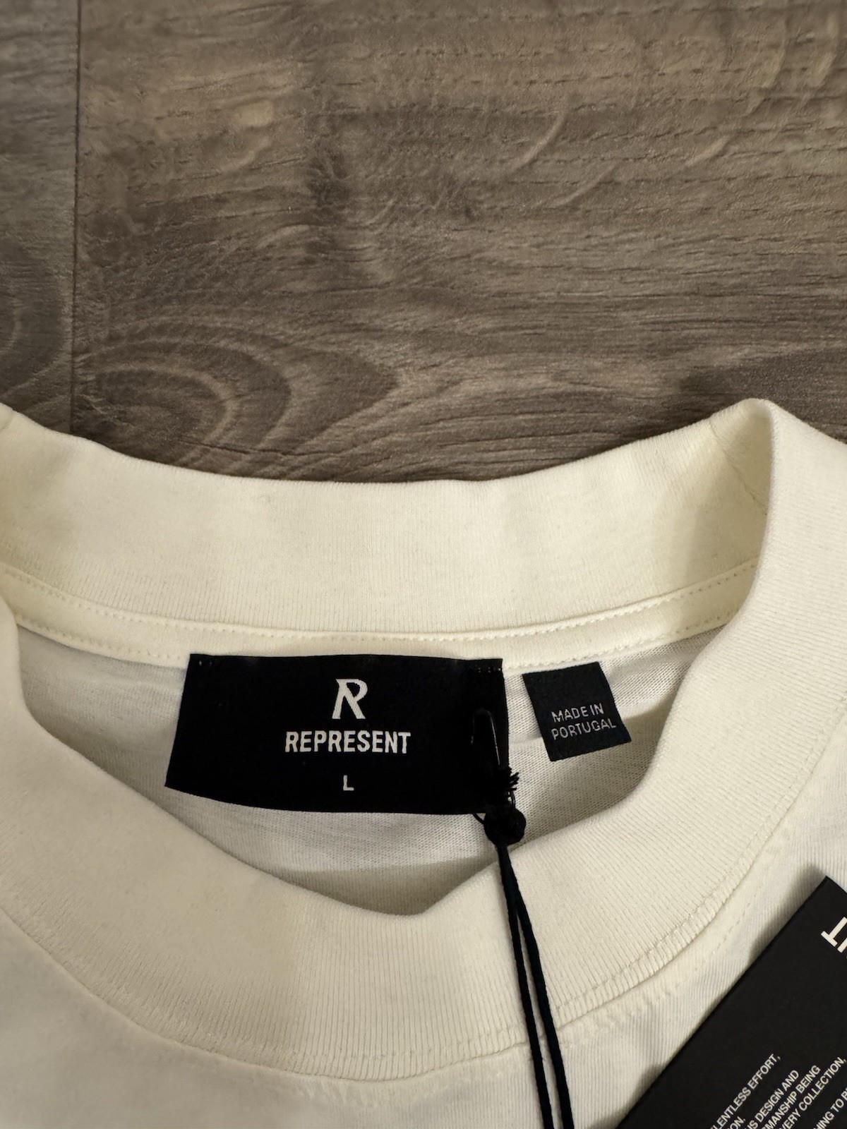 Represent Initial Boxy Tank, Large, Flat White, Brand New, RRP £65