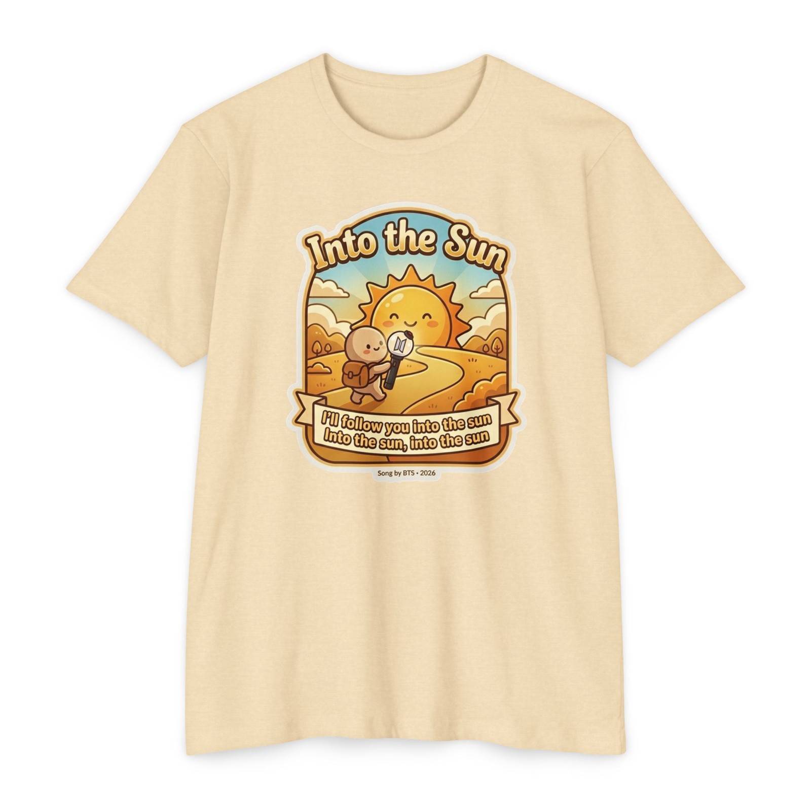 Into the Sun * BTS * Fan Design * 2026 Unisex CVC Jersey T-shirt