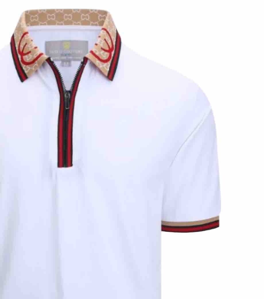 Men&rsquo;s Luxurious Fine Cotton Polo Shirt,Italian Style,Stretch M to 3XL….A28.A