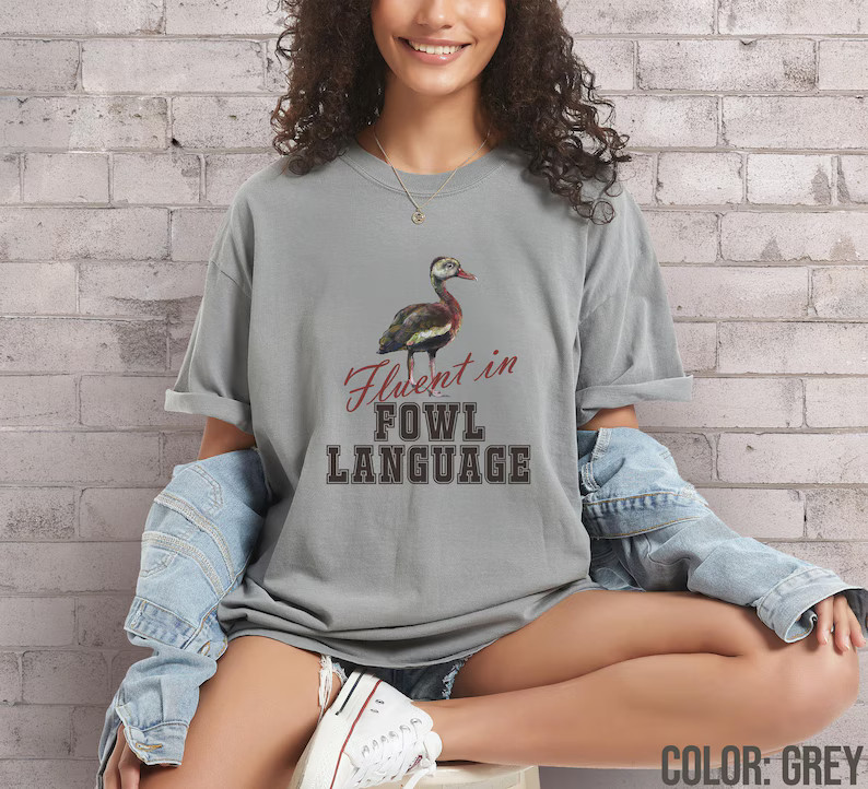 Black Bellied Whistling Duck Fluent In Comfort Tee Bird Wildlife Top