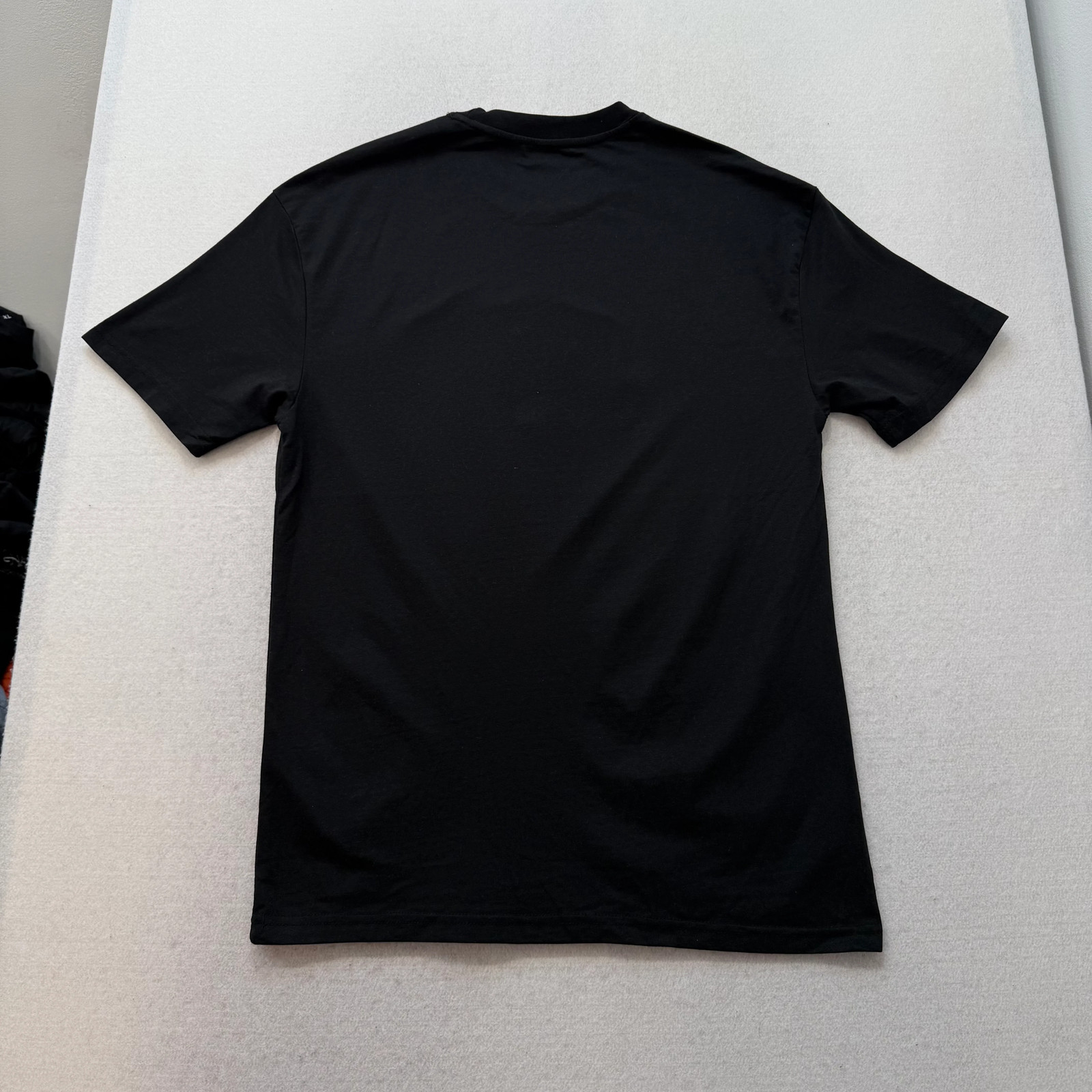 ED HARDY EMBROIDERED LOGO BLACK TEE