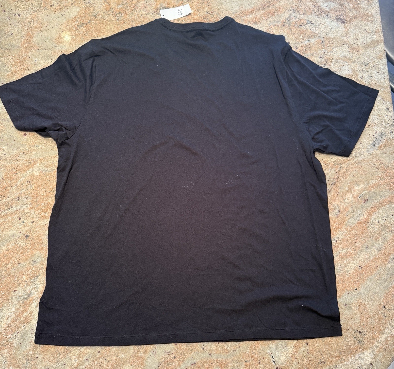 Gap Men&rsquo;s Short Sleeve Premium Crew Neck Tee Everyday T-Shirts, XXL – Black