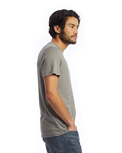 HANES ALTERNATIVE MEN&rsquo;S SLUB KEEPER TEE WASHED GRAY M – ELEPHANT GRAY