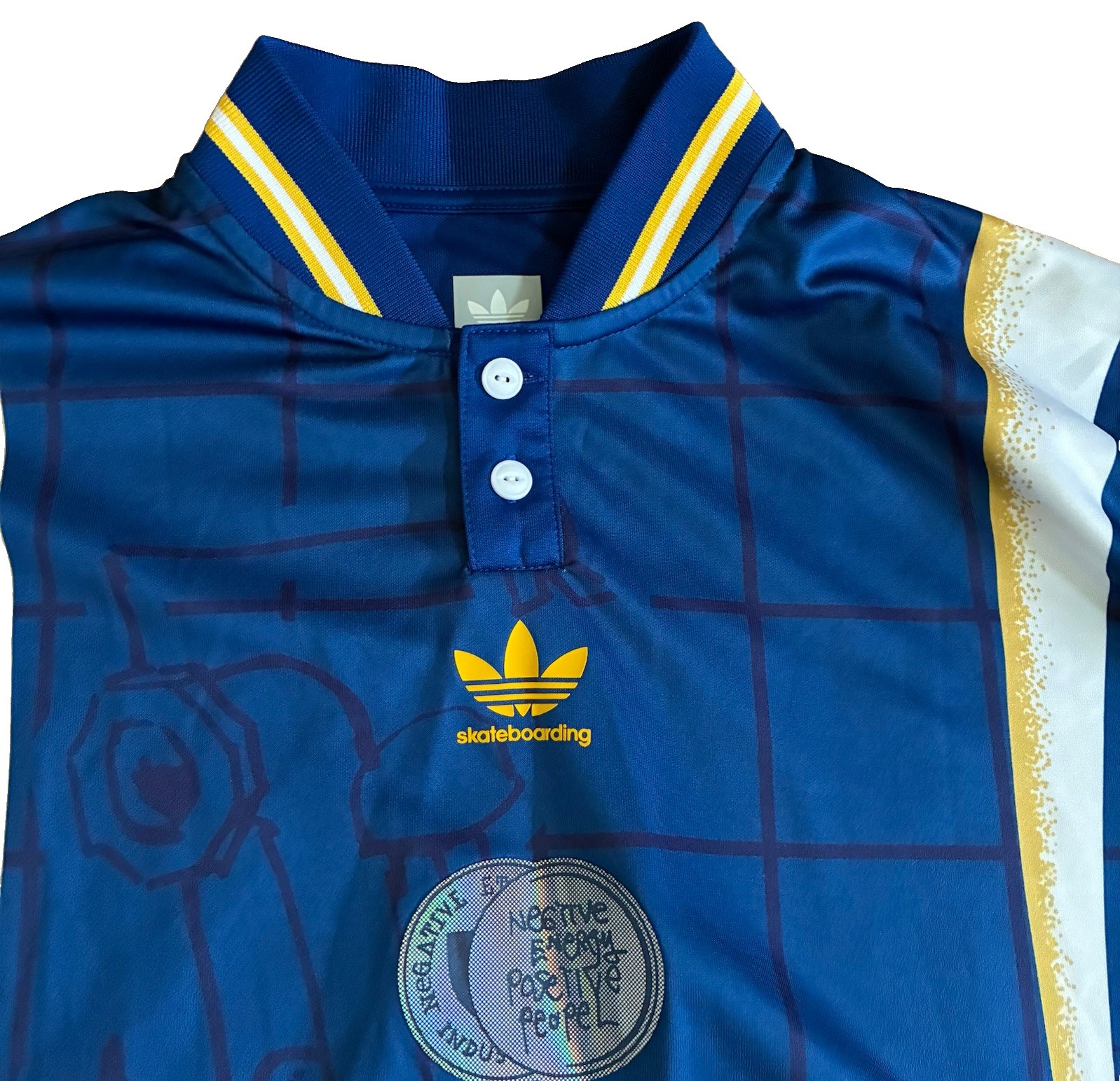 Adidas Skateboarding Men&rsquo; Size S Teixeira Gonz #58 Soccer Jersey Rare 2018