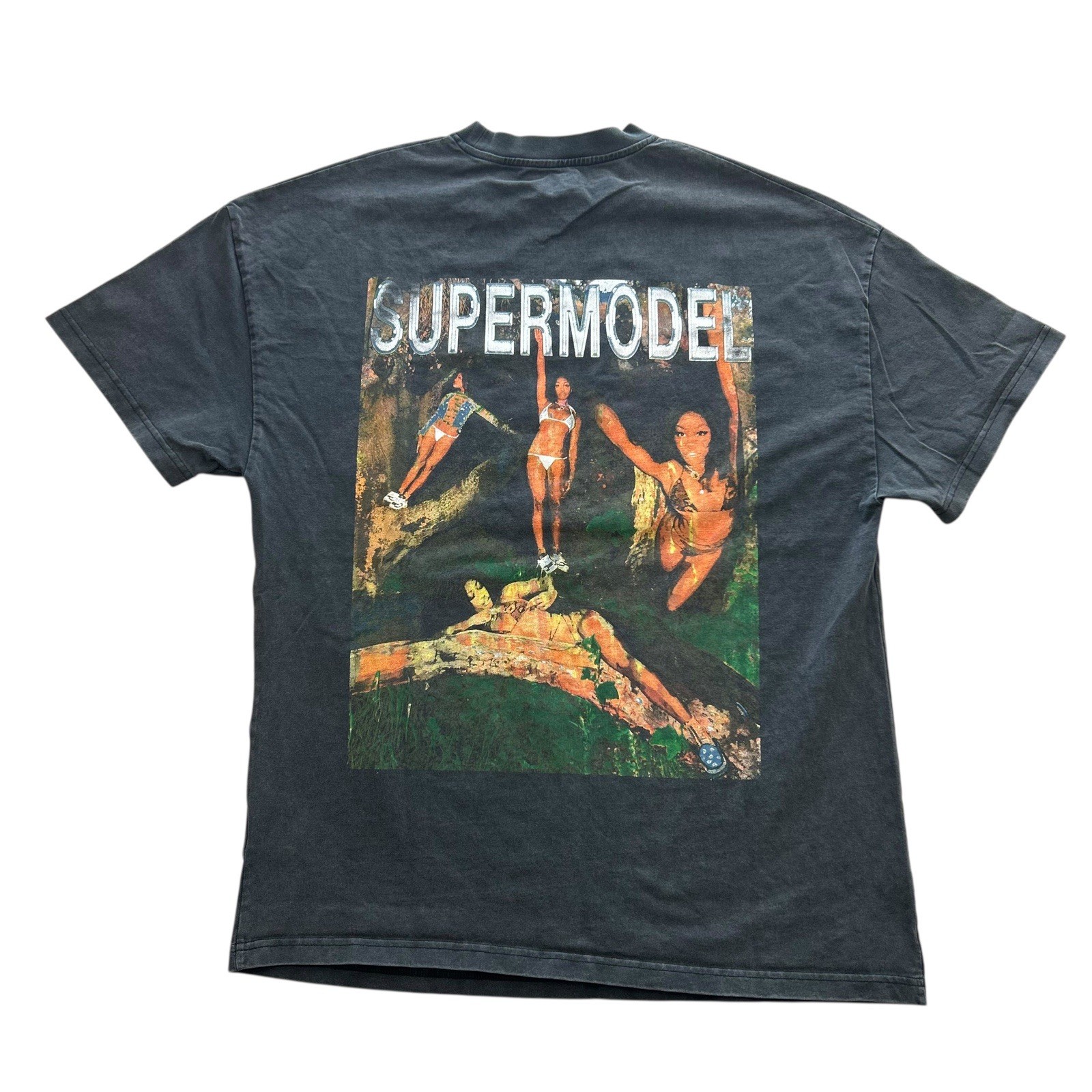 SZA Supermodel Concert Tour Rap T Shirt Size Large Sergio Calabasas Hip Hop 90s