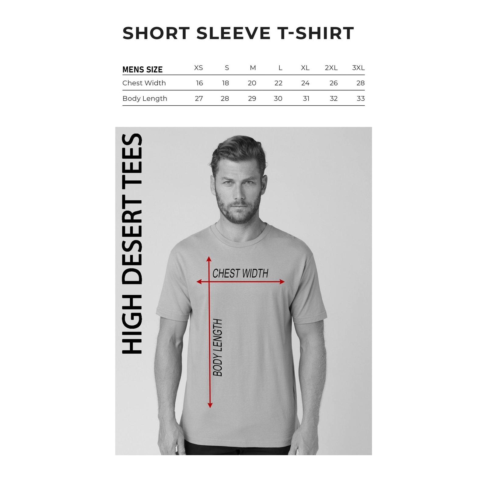 Hollywood California Classic Short Sleeve Men&rsquo;s T-Shirt