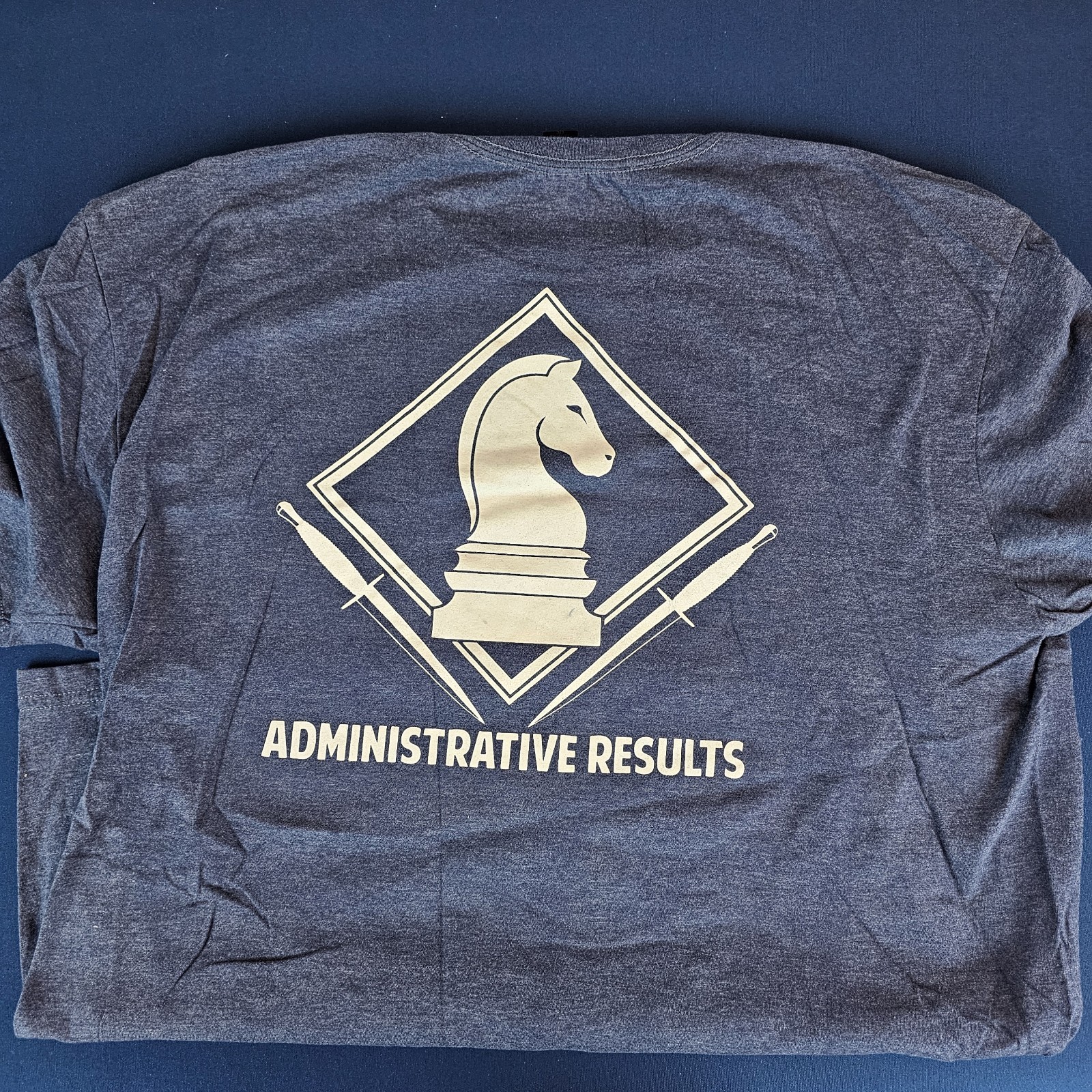 Gildan softstyle CVC Tshirt – XL – Administrative Results – Knight Blue