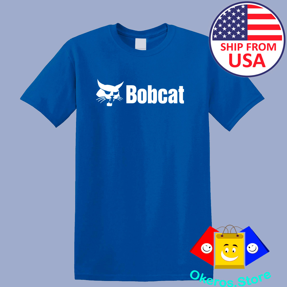 Bobcat Tractor Bob Cat Men&rsquo;s Royal Blue Size S to 5XL