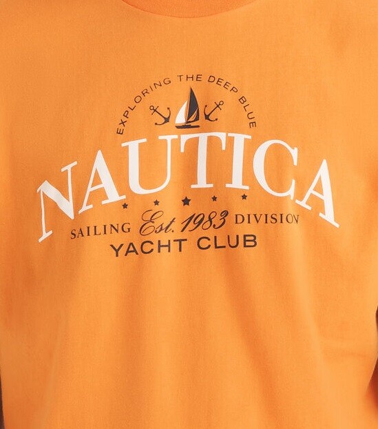 Nautica Men&rsquo;s Short Sleeve Graphic Tee Sleep T-Shirts Choice S M L XL XXL – NEW