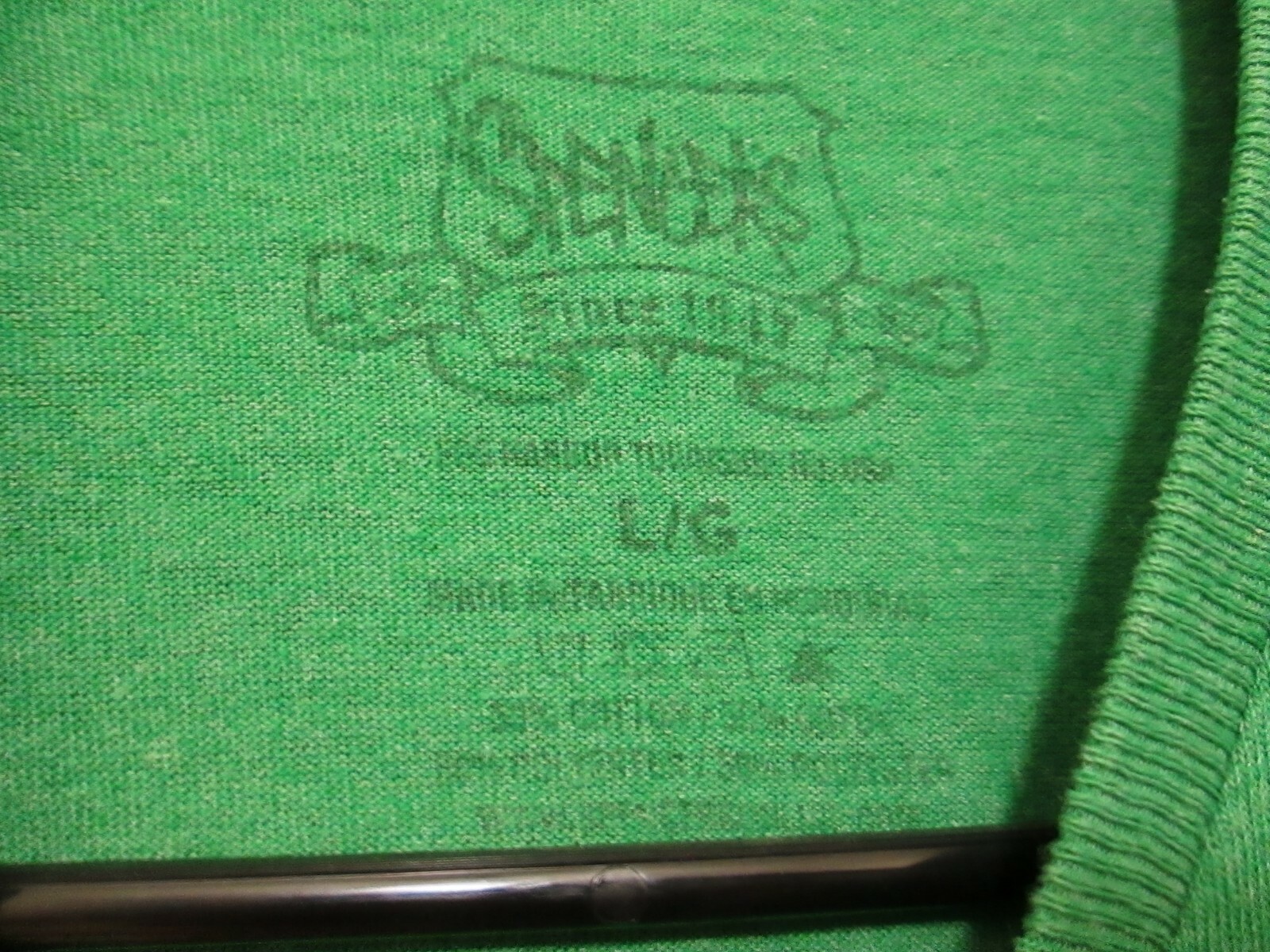 SPENCER&rsquo;S SHENANIGAN&rsquo;S IRISH PUB GREEN T-SHIRT ADULT MEN&rsquo;S LARGE