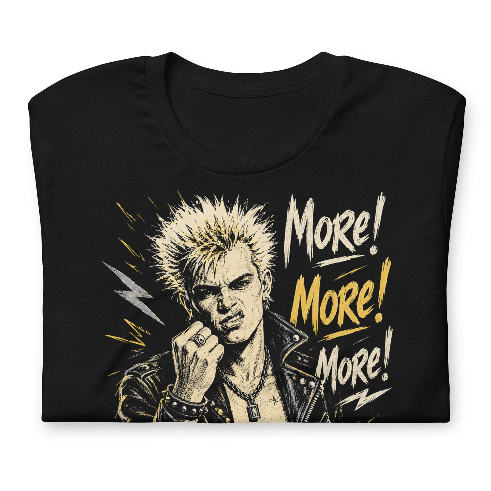 Rebel Yell Punk Rock Tribute Tee 80s New Wave Cyberpunk Style Shirt XS-5XL