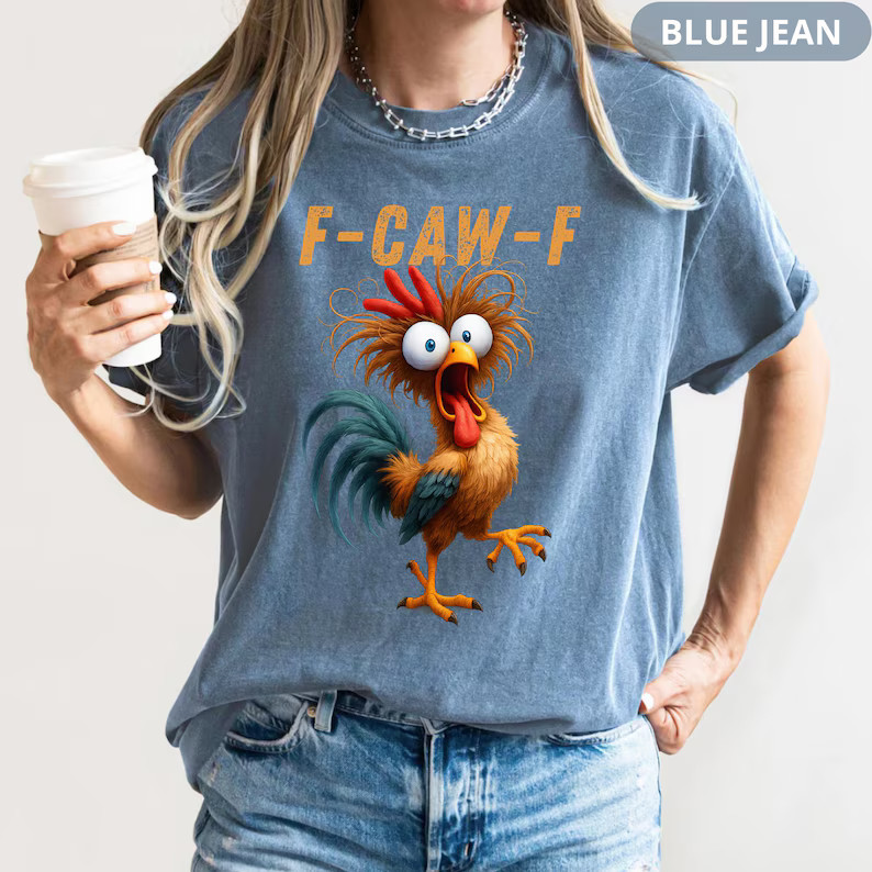 Funny Rooster Meme Comfort T-Shirt