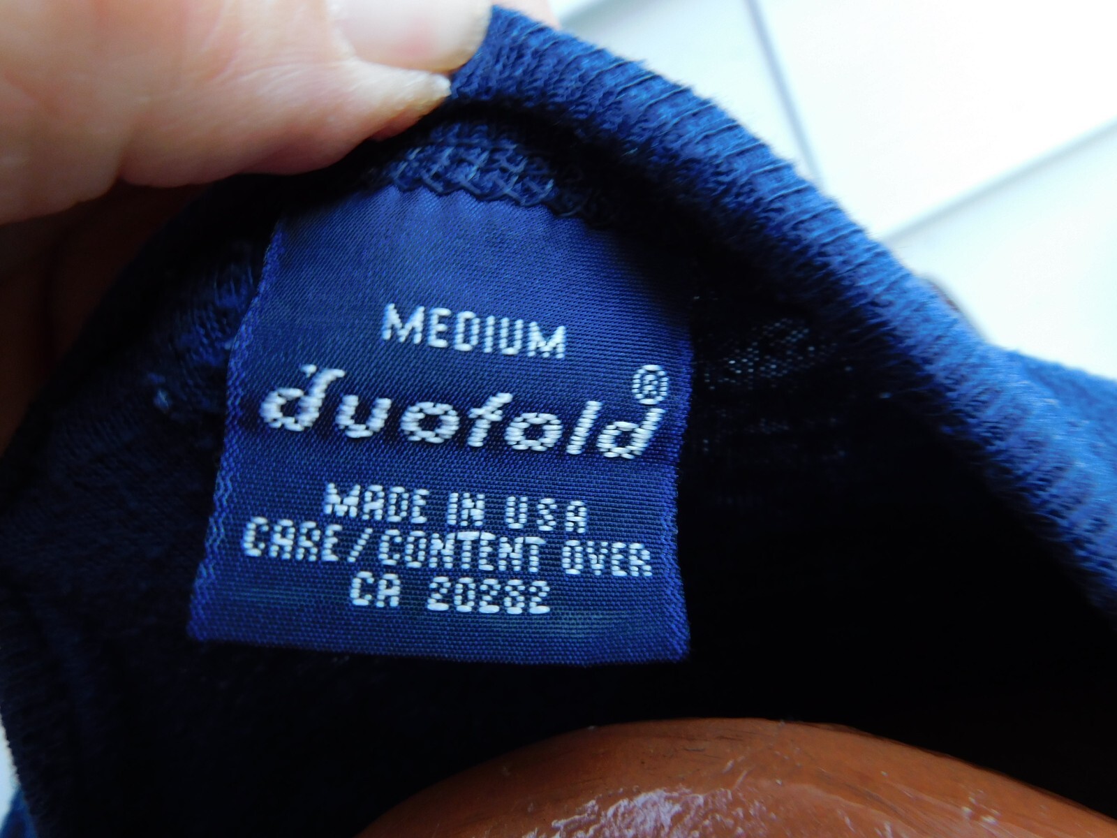 Vintage DUO FOLD DUOFOLD Base Layer Top Shirt Mens Medium Athletic
