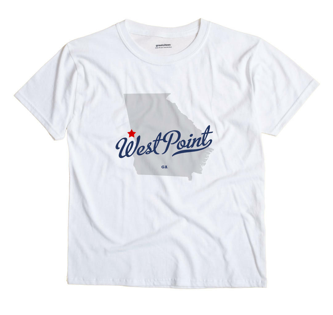West Point Georgia GA T-Shirt MAP