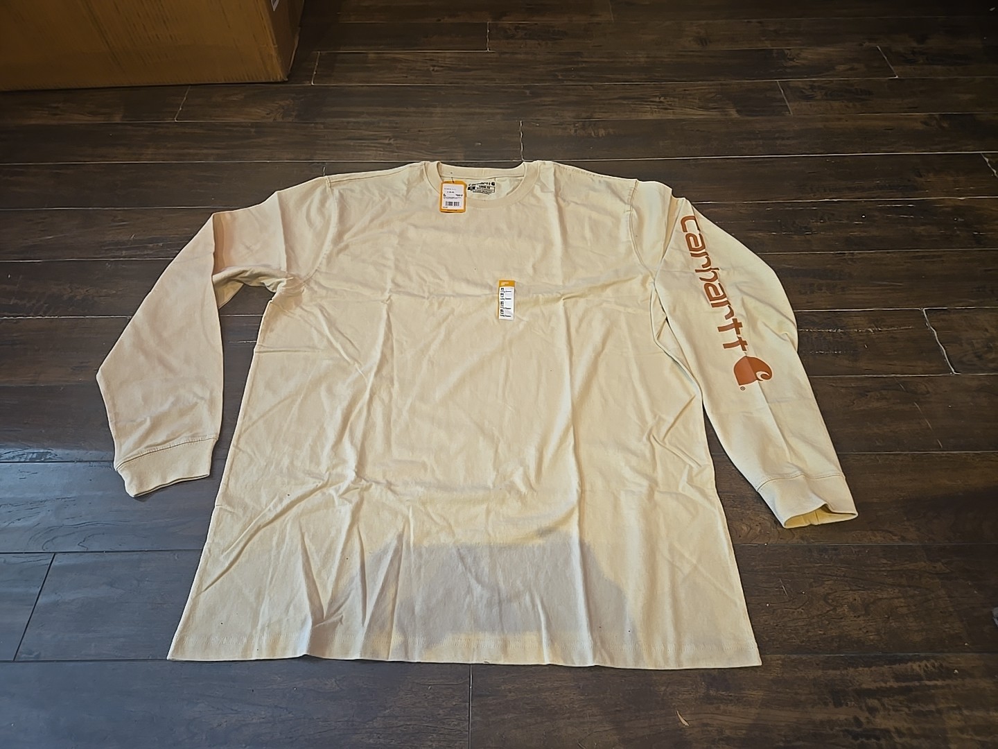 carhartt long sleeve Logo T shirt XL Tall W07 K231