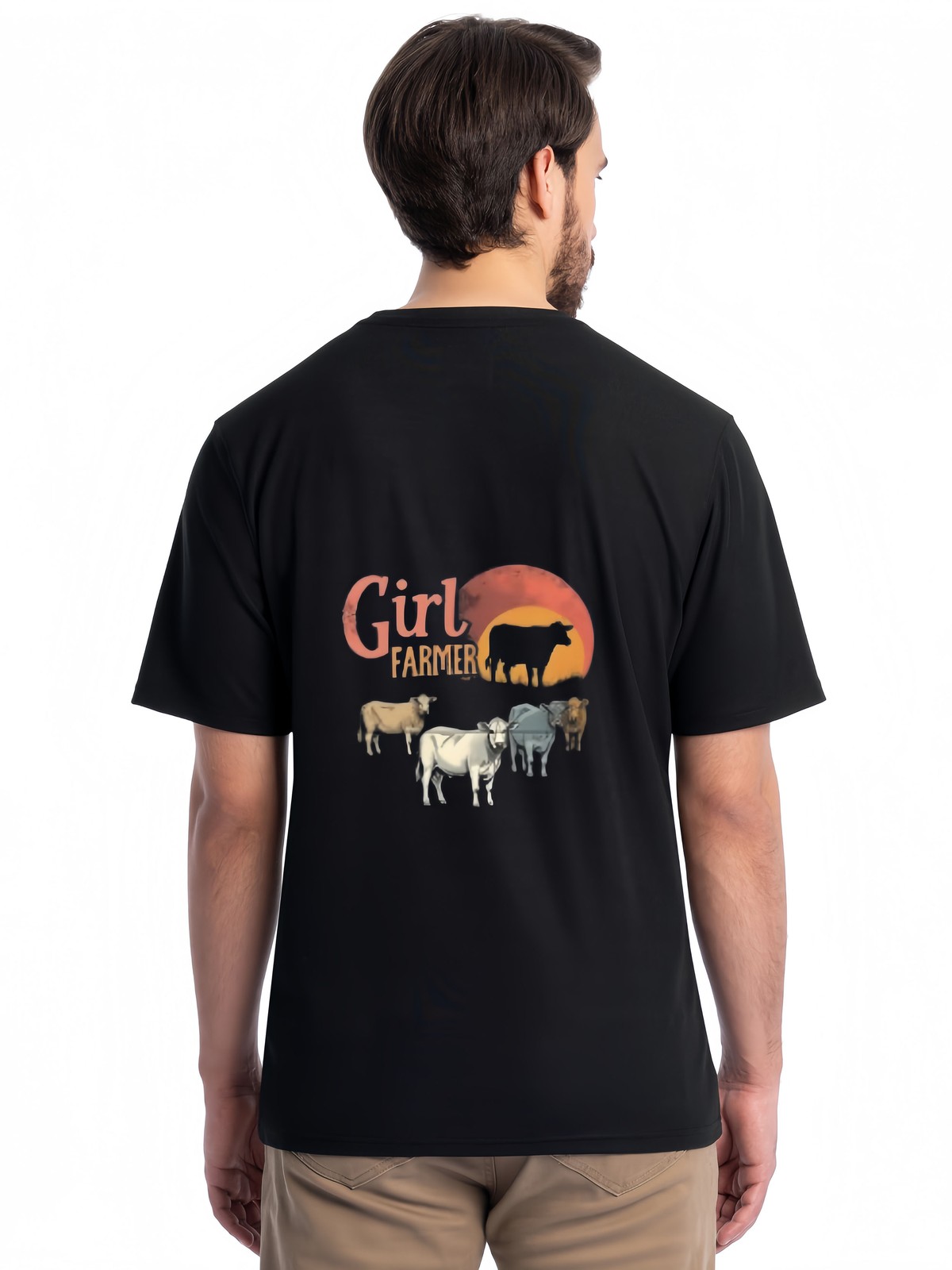 Personalized Text Photo Logo Custom T-Shirt Heat Transfer Print Unisex Gift Tee
