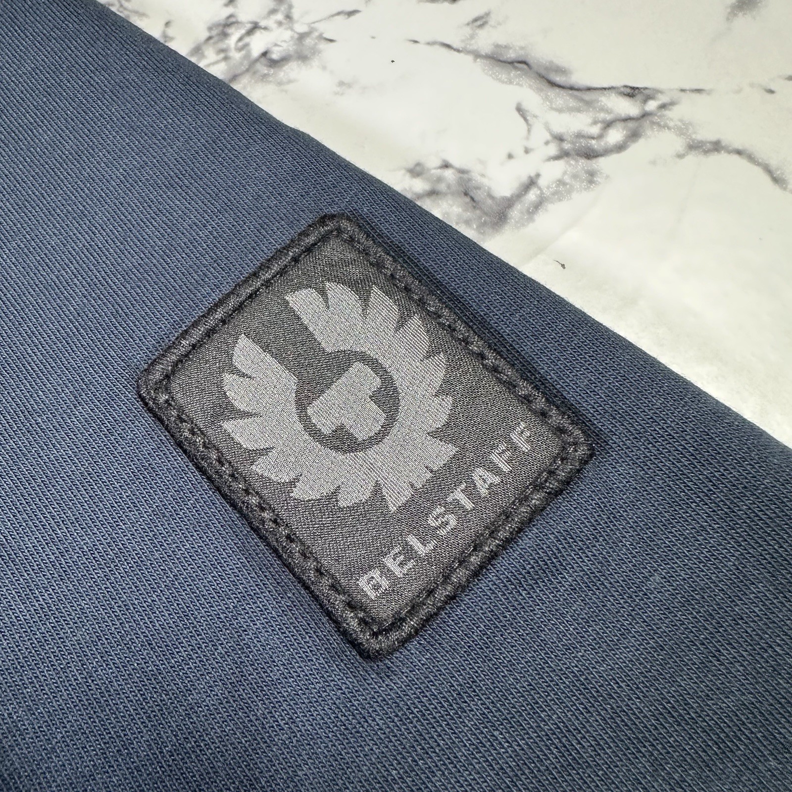 BELSTAFF Mens Deep Navy Blue Thom Sleeve Logo T Shirt SIZE 3XL BNWT Authentic