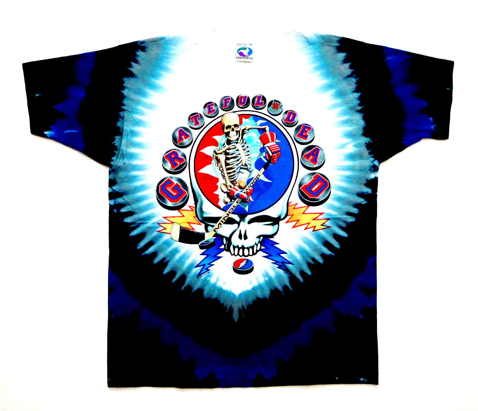 Grateful Dead Shirt T Shirt Vintage 1994 Hockey NHL &rsquo;94 Puck Stick GD GDM XL New