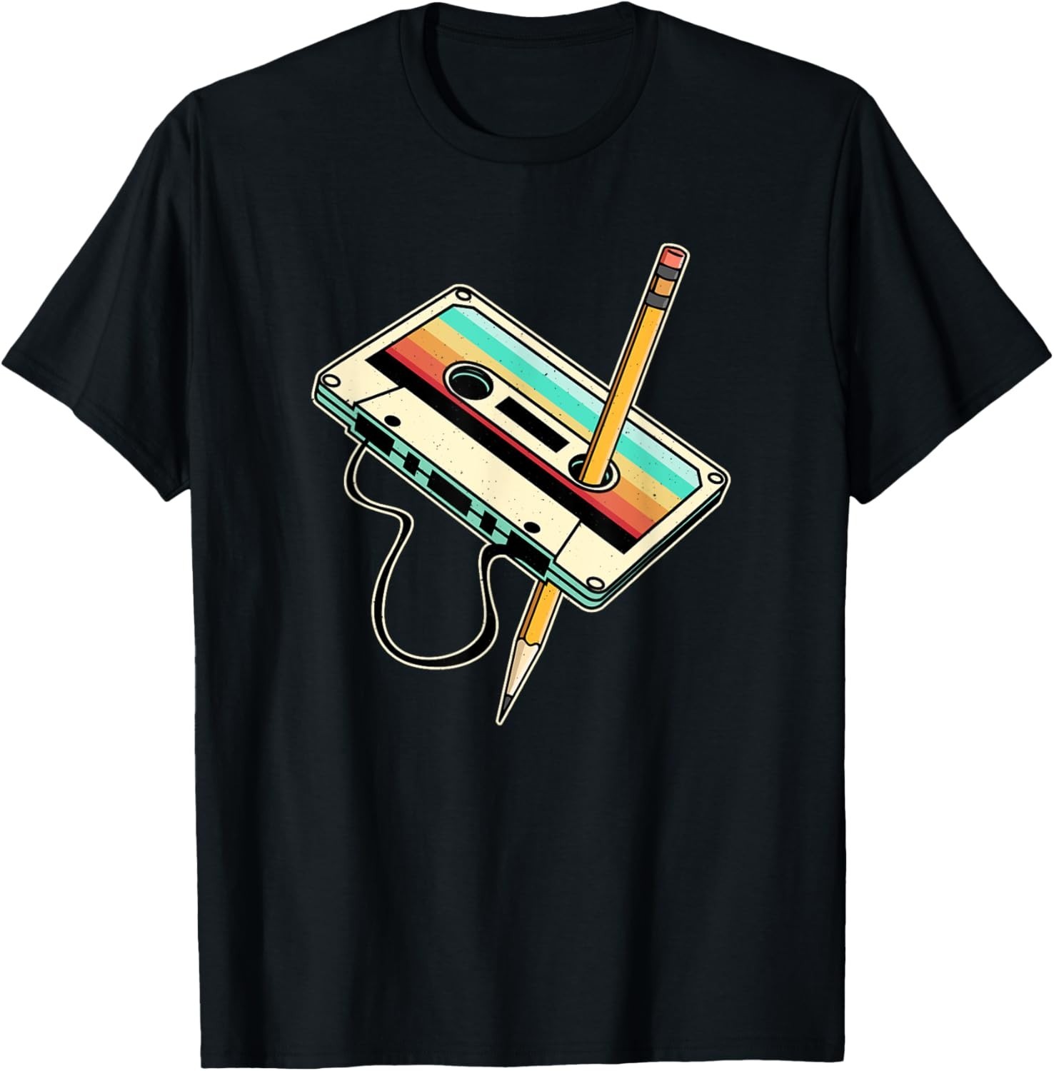 80s 90s Retro Party Costume Nostalgia Cassette T-shirt Sweartshirt