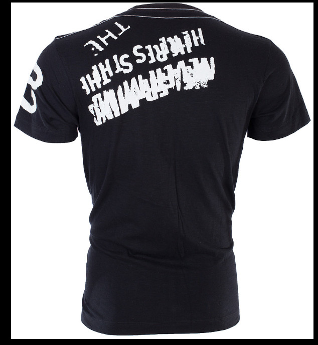 $69 TRUE RELIGION Black STENCEL Short Sleeve Graphic T-shirt NWT