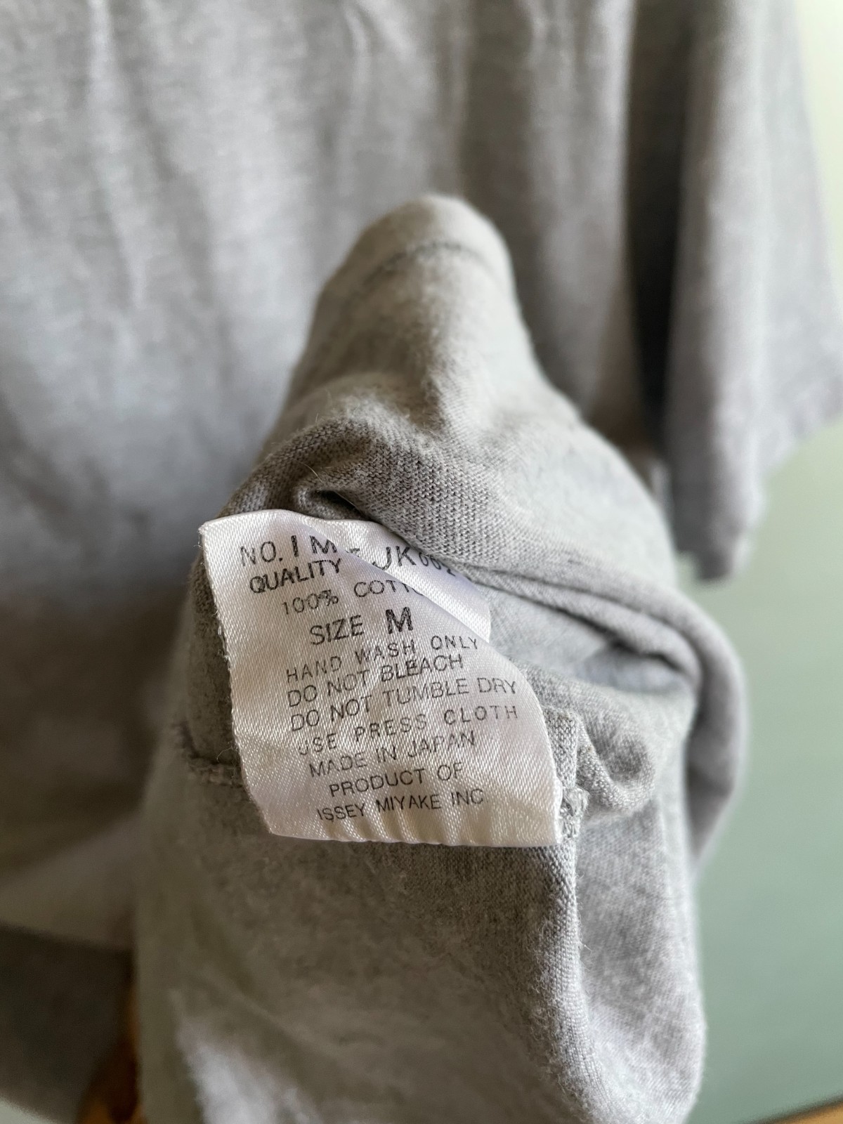 Issey Miyake cotton T-shirt, size M