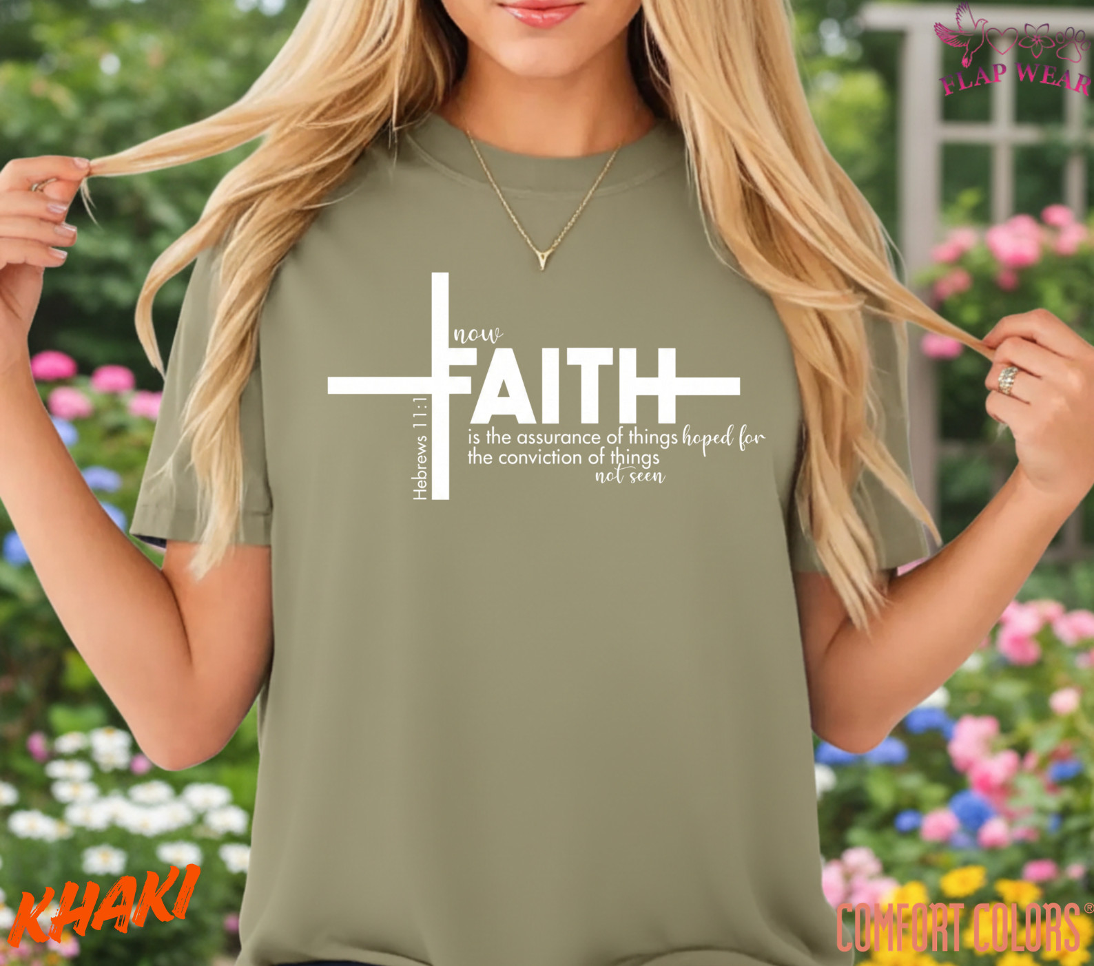 Unisex Hebrews 11:1 Christian T-Shirt, Men T shirt,Women T shirt Gift Religio