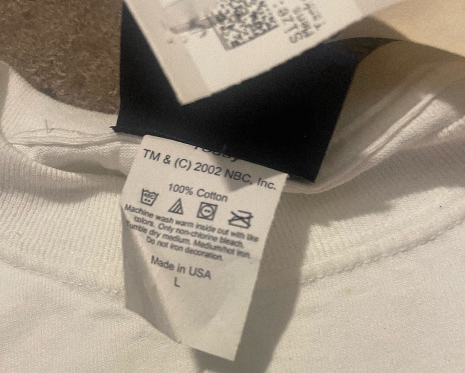Vintage Today Show EXPERIENCE NBC STORE Logo T-Shirt Size Lrg NWT
