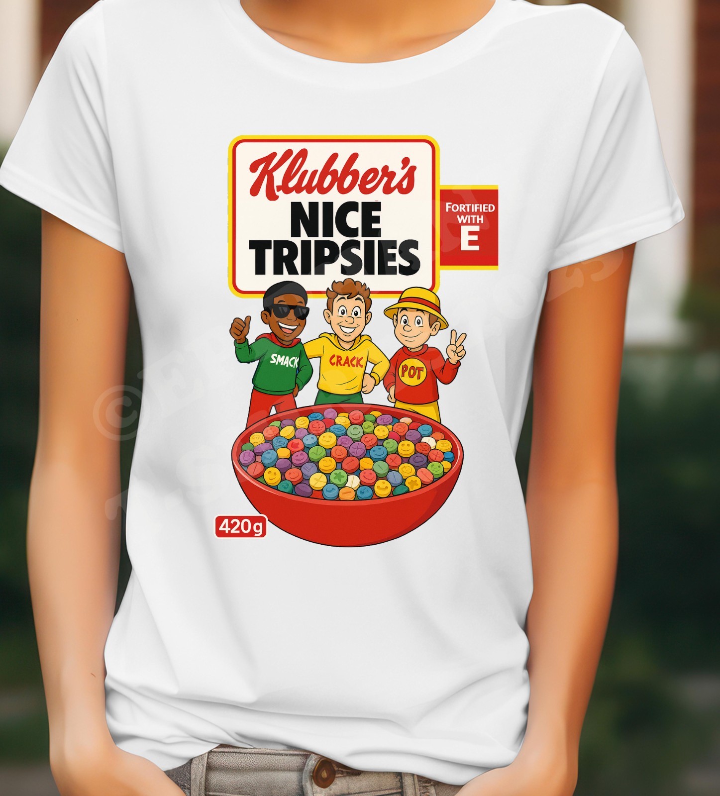 Nice Tripsies t-shirt Parody 90s rave scene dance music funny party Speed Trip