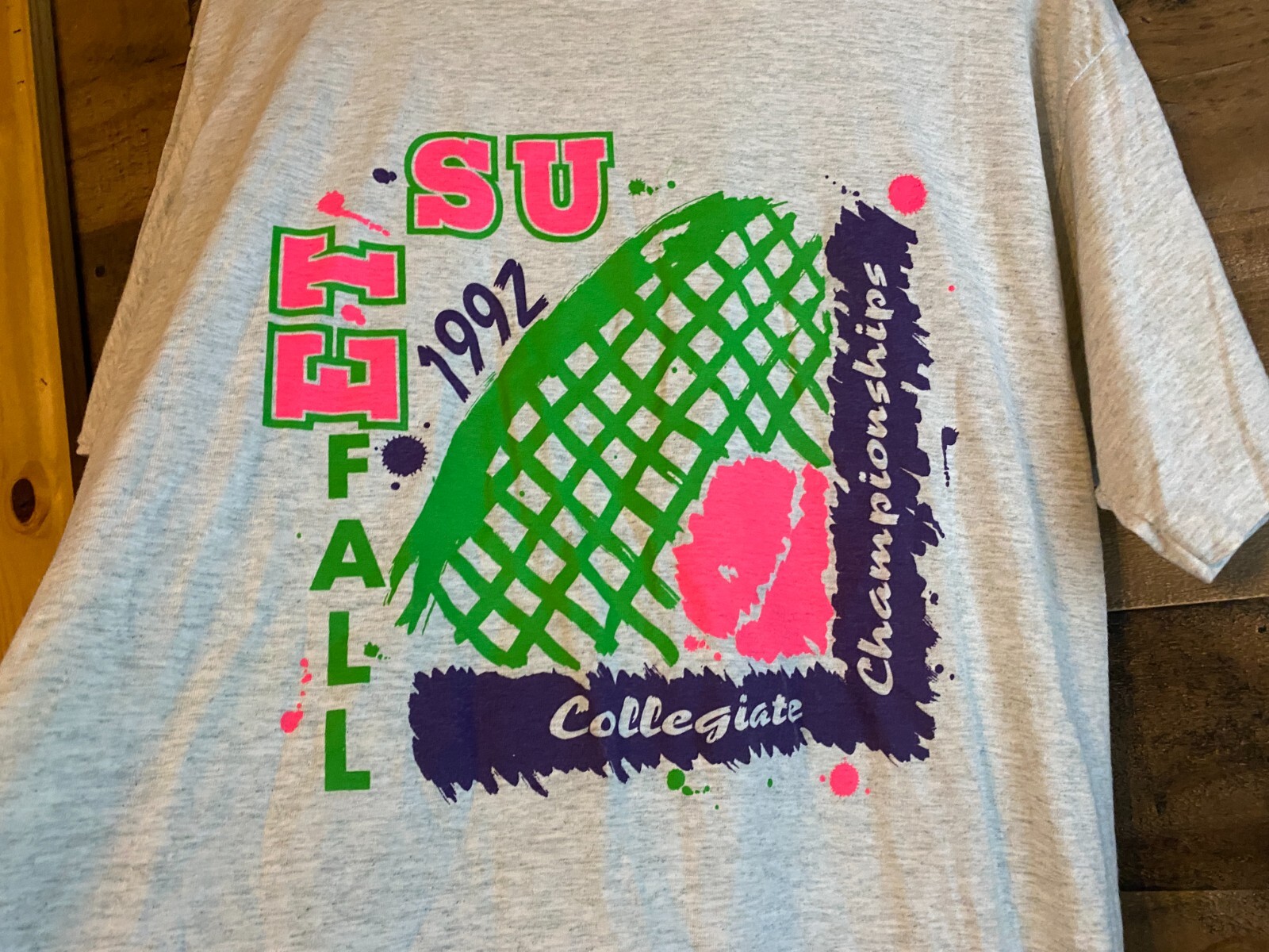 Tennis Collegiate Championships T-Shirt VTG 1992 Adult XL Mens USA Made Tee ETSU