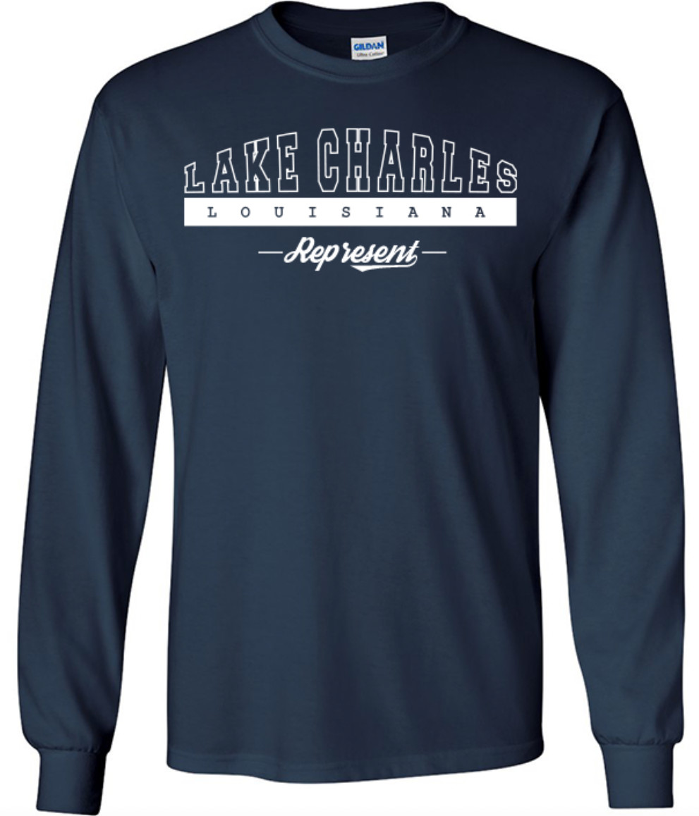 Lake Charles Louisiana T-Shirt Long Sleeve Graphic tee