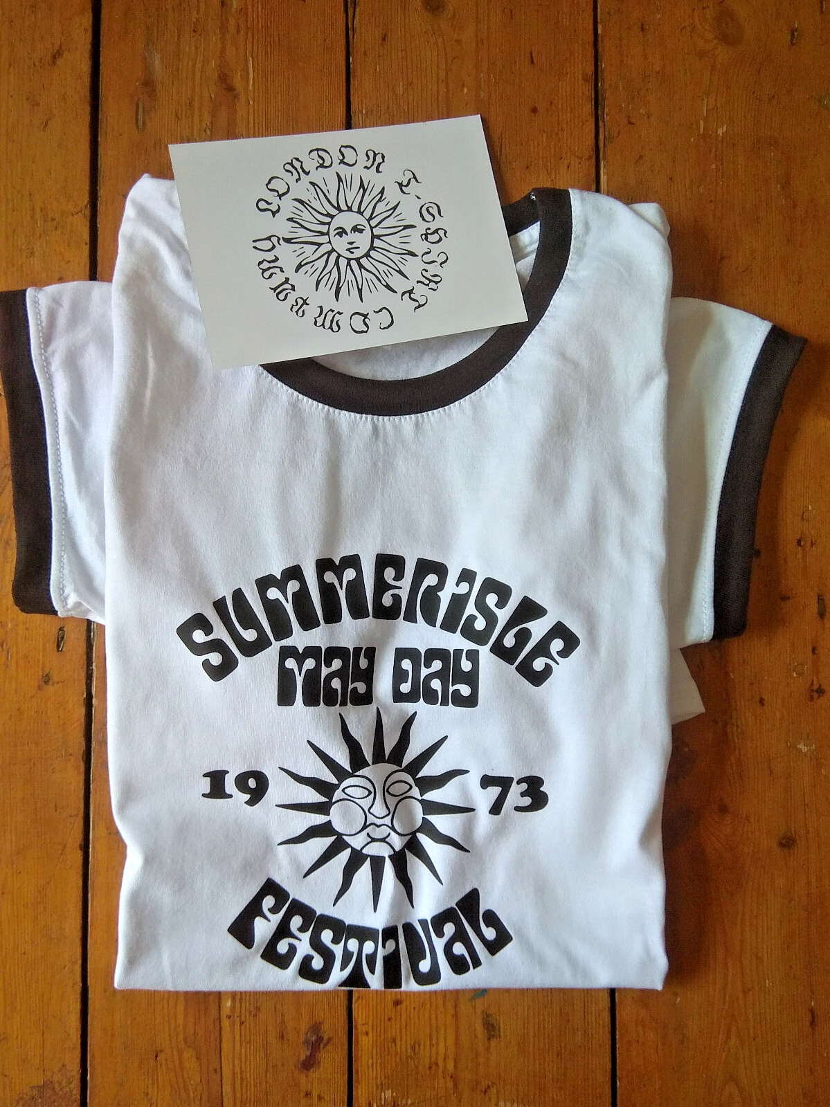 The Wicker Man Ringer T-Shirt – &lsquo;Summerisle May Day Festival 1973&rsquo;, Various Cols